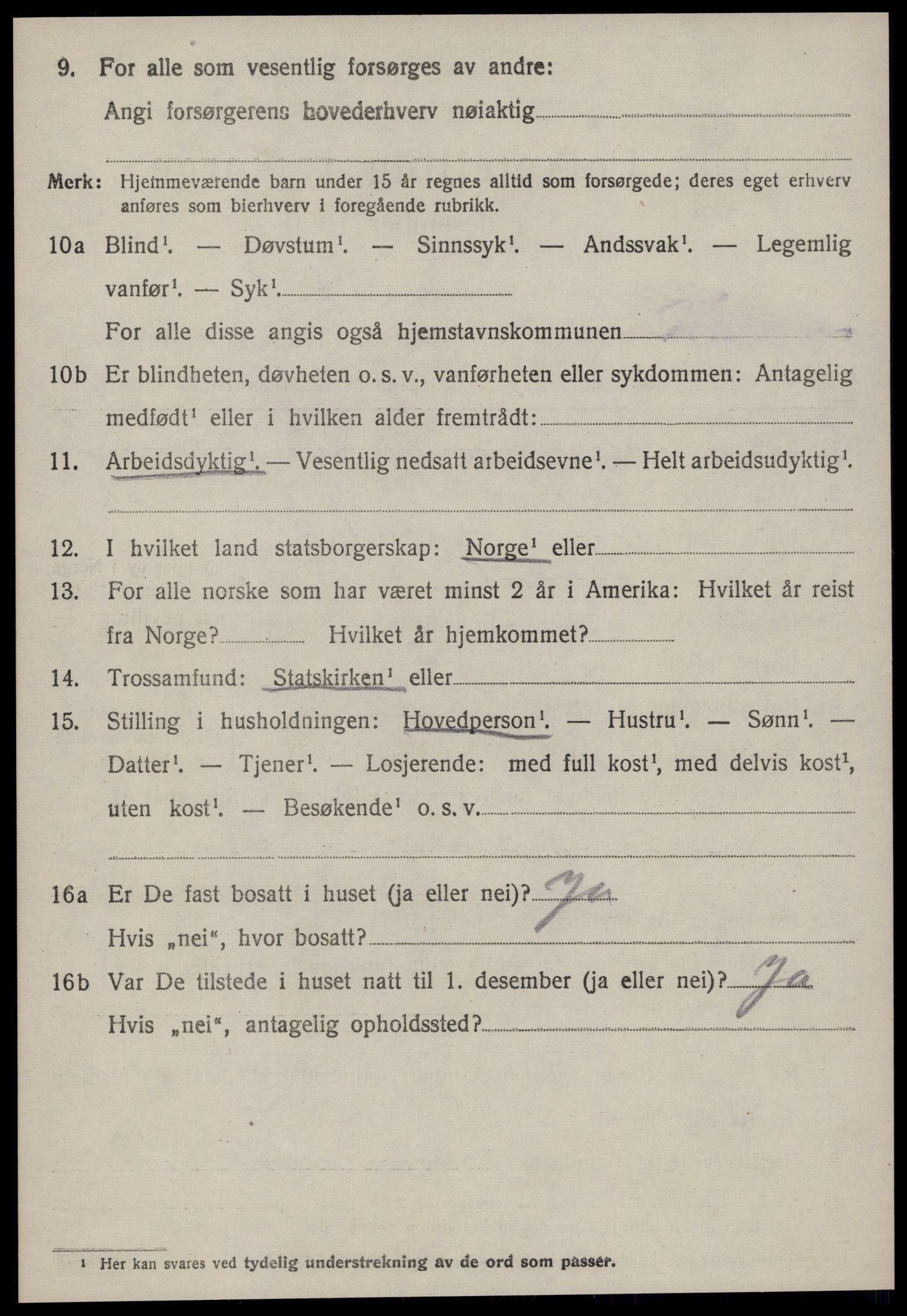 SAT, 1920 census for Haram, 1920, p. 2230