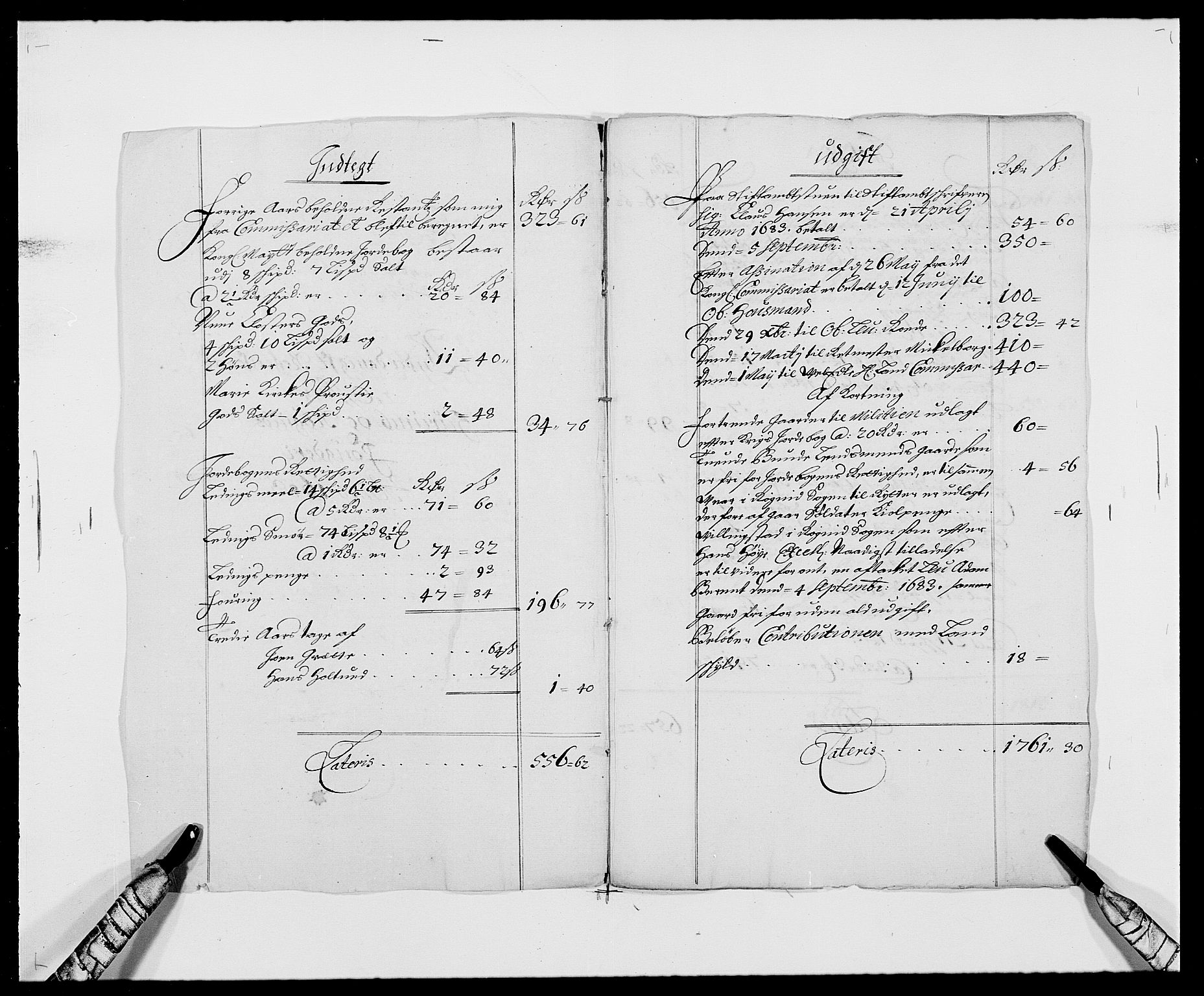 Rentekammeret inntil 1814, Reviderte regnskaper, Fogderegnskap, RA/EA-4092/R29/L1692: Fogderegnskap Hurum og Røyken, 1682-1687, p. 110