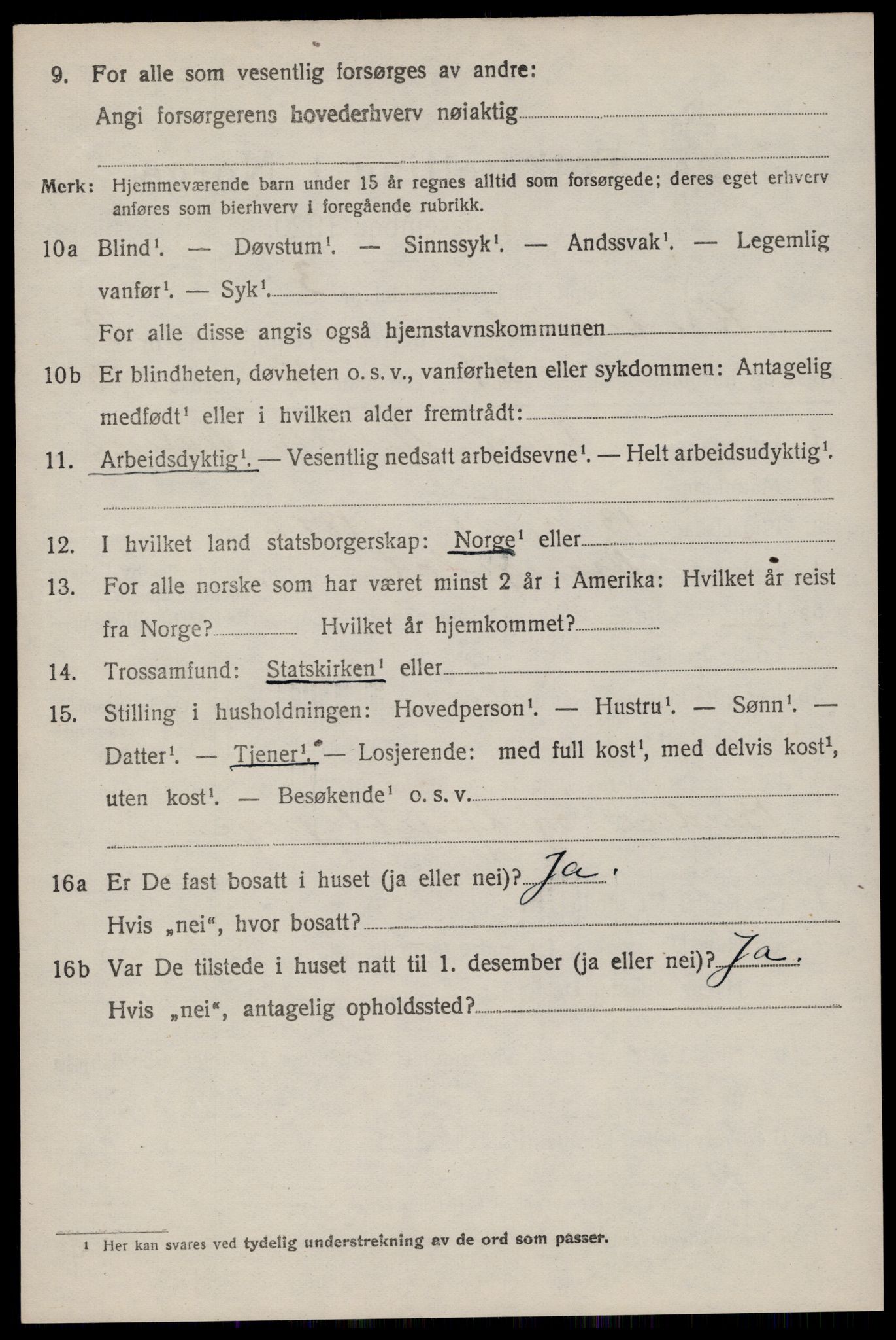 SAKO, 1920 census for Kviteseid, 1920, p. 2336