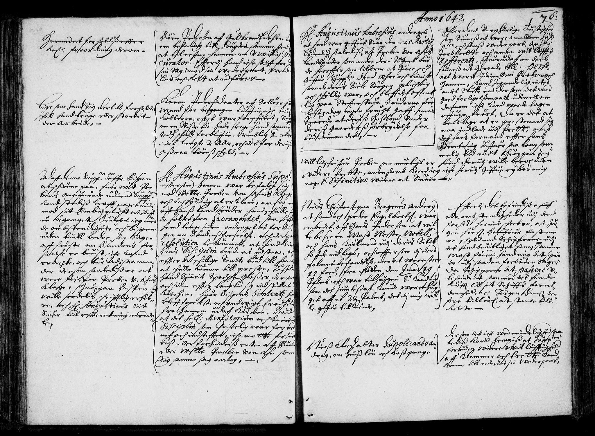 Stattholderembetet 1572-1771, AV/RA-EA-2870/Ac/L0001: Supplikasjons- og resolusjonsprotokoll, 1642-1650, p. 75b-76a