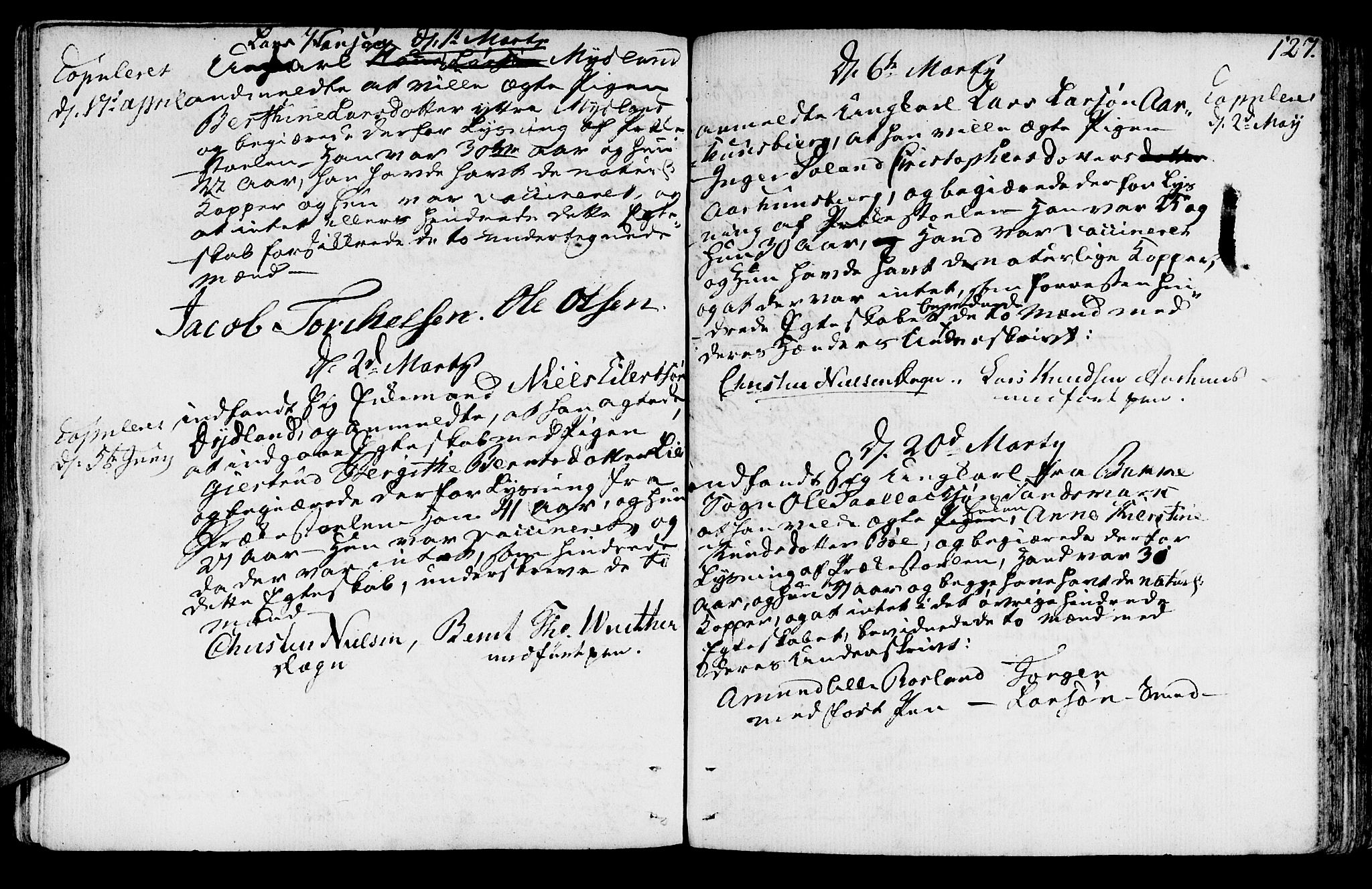 Sokndal sokneprestkontor, AV/SAST-A-101808: Parish register (official) no. A 5, 1806-1826, p. 127