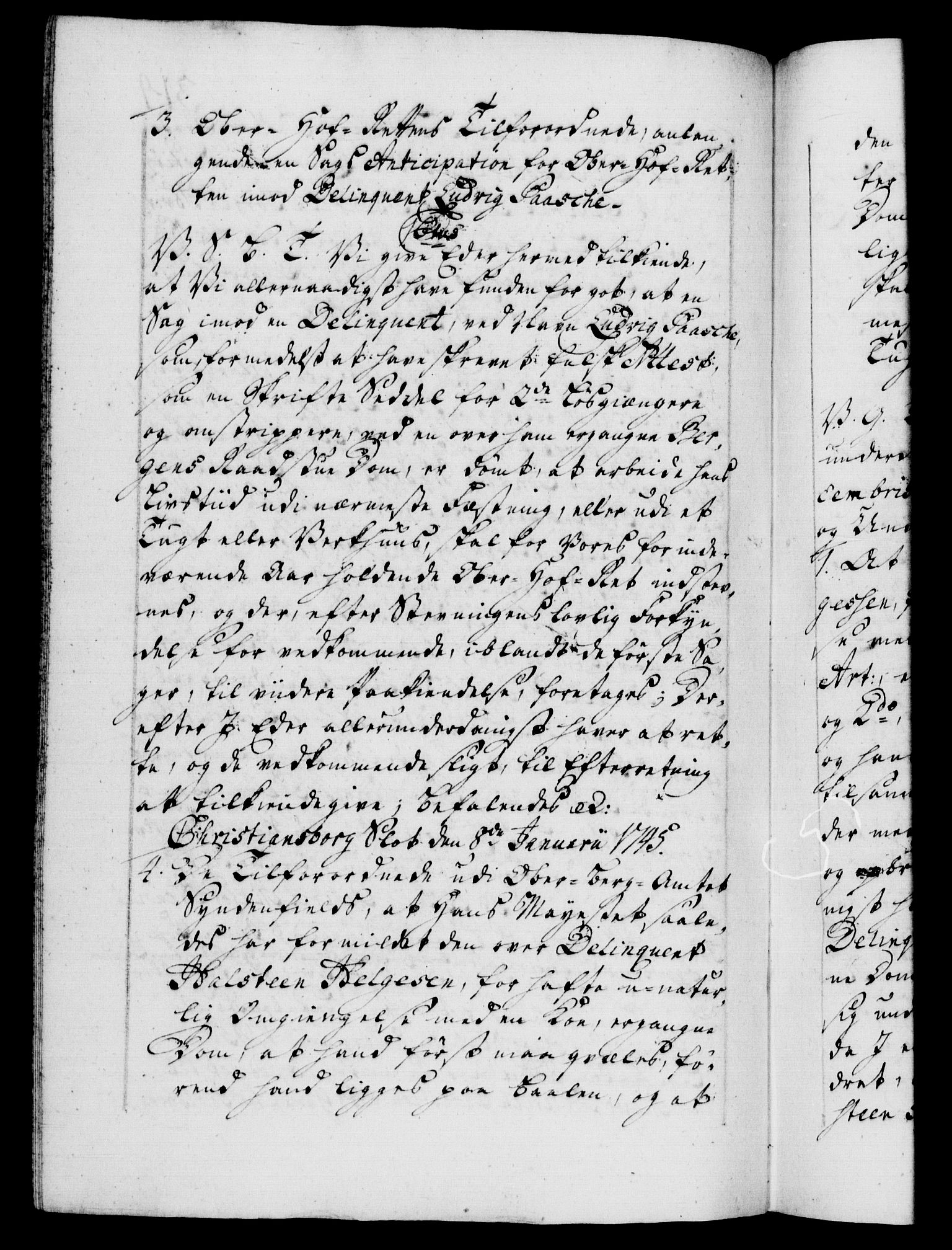 Danske Kanselli 1572-1799, RA/EA-3023/F/Fc/Fca/Fcab/L0030: Norske tegnelser, 1744-1746, p. 314b