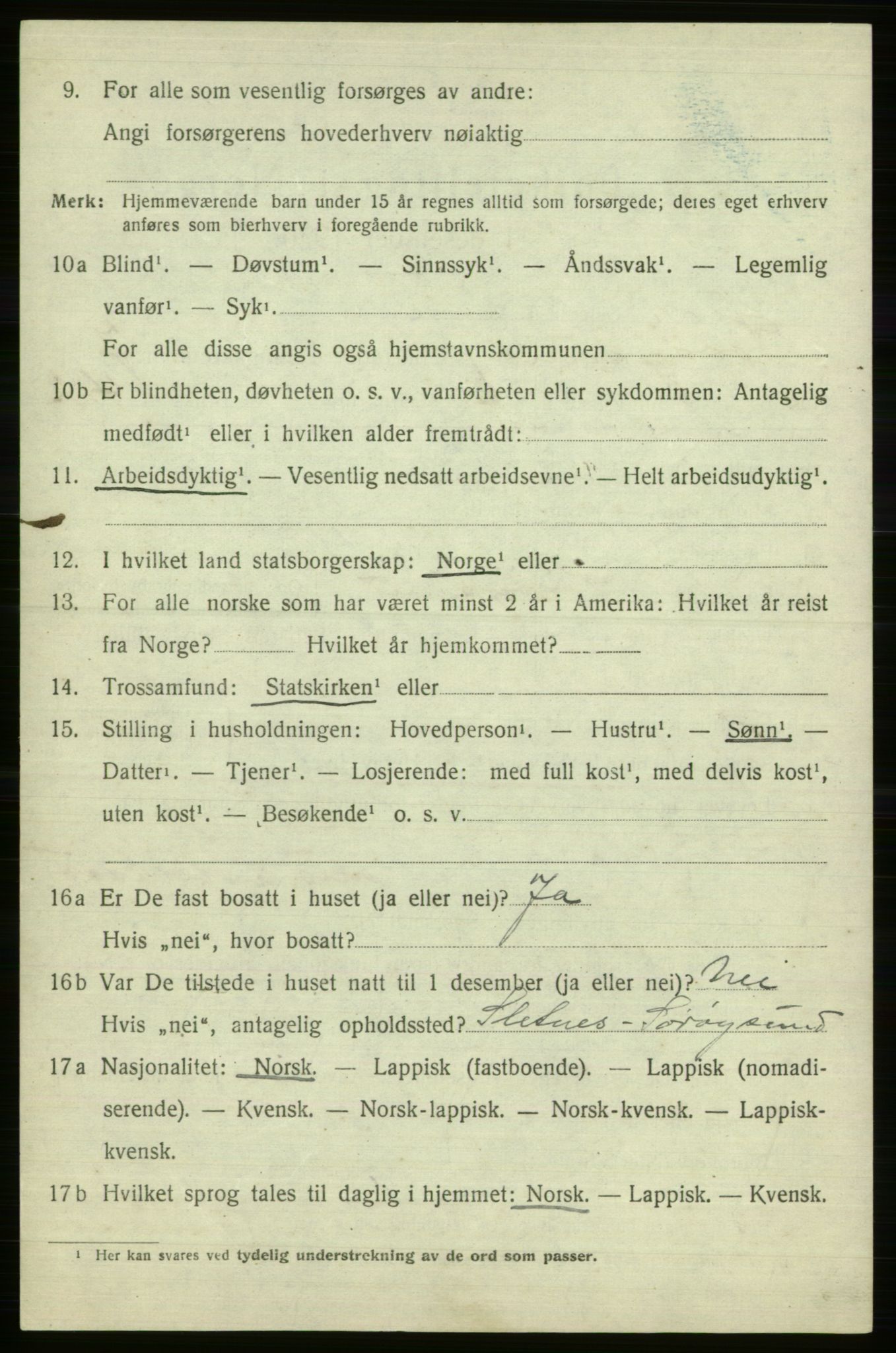 SATØ, 1920 census for Sørøysund rural district, 1920, p. 2803