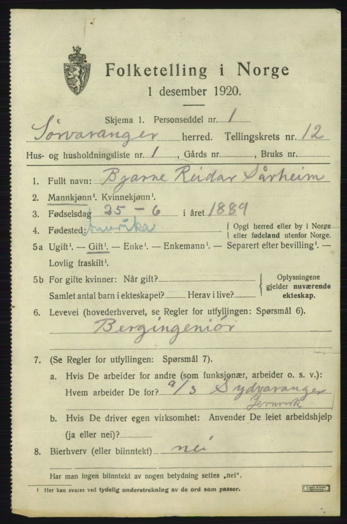 SATØ, 1920 census for Sør-Varanger, 1920, p. 8770