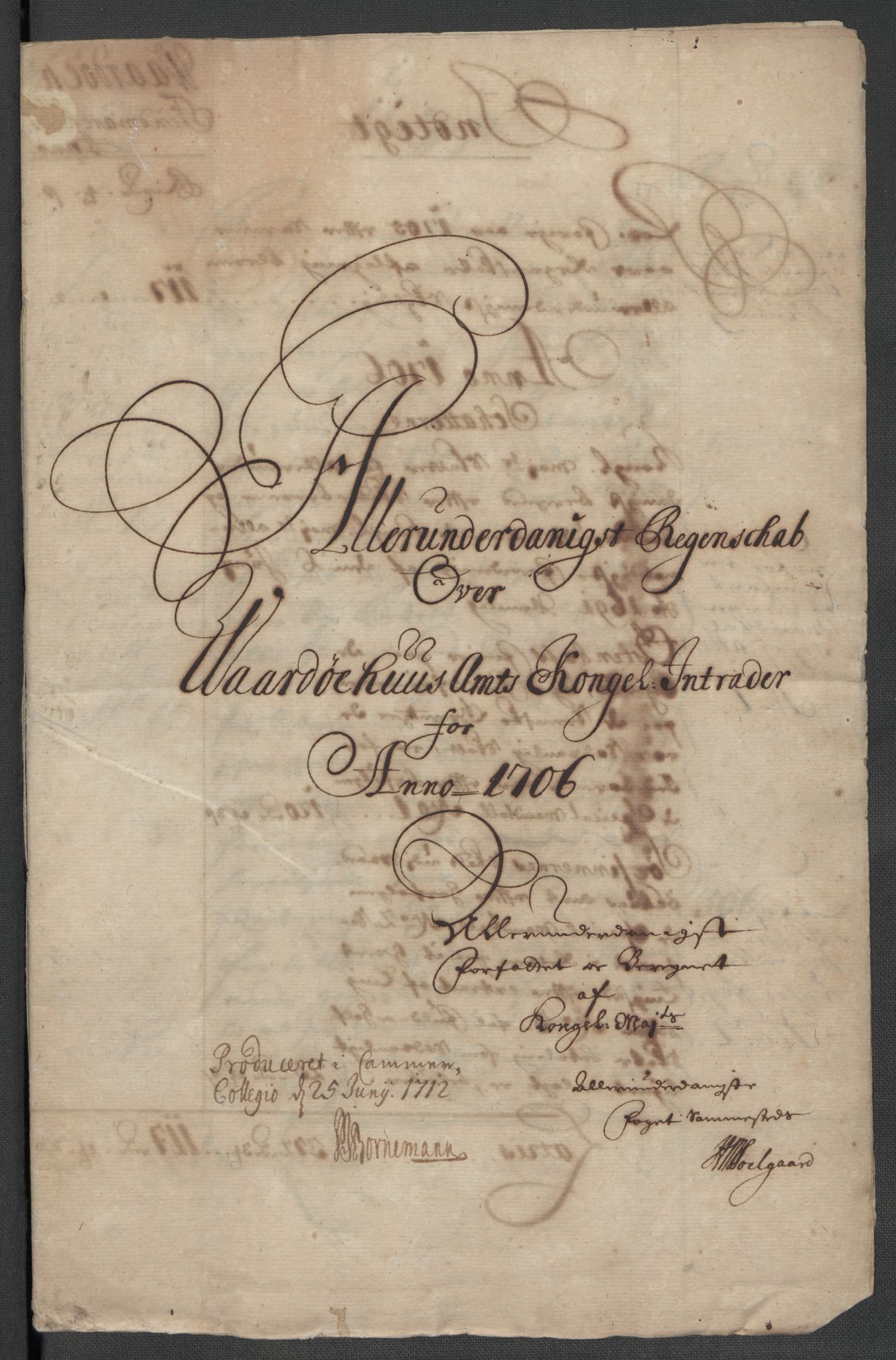 Rentekammeret inntil 1814, Reviderte regnskaper, Fogderegnskap, RA/EA-4092/R69/L4853: Fogderegnskap Finnmark/Vardøhus, 1705-1706, p. 140