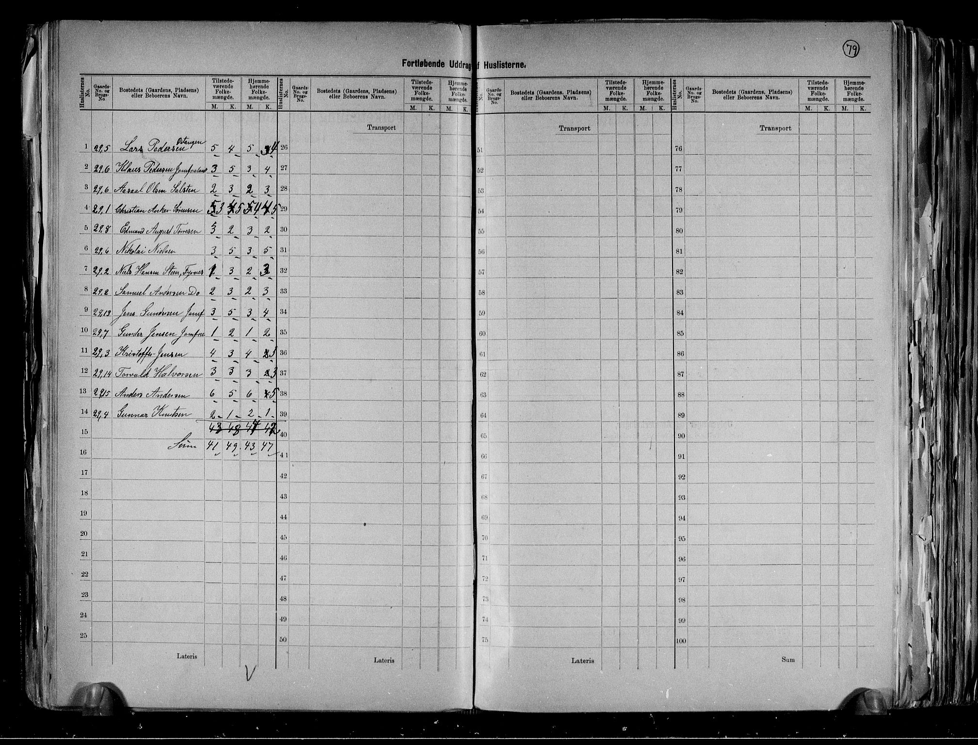 RA, 1891 census for 0815 Skåtøy, 1891, p. 33