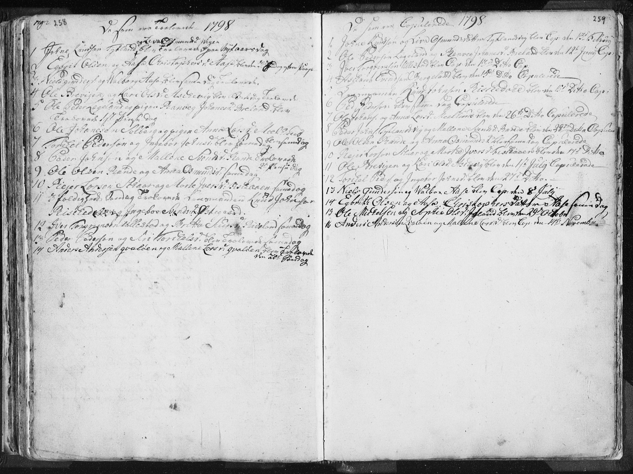Hjelmeland sokneprestkontor, SAST/A-101843/01/IV/L0001: Parish register (official) no. A 1, 1760-1799, p. 258-259