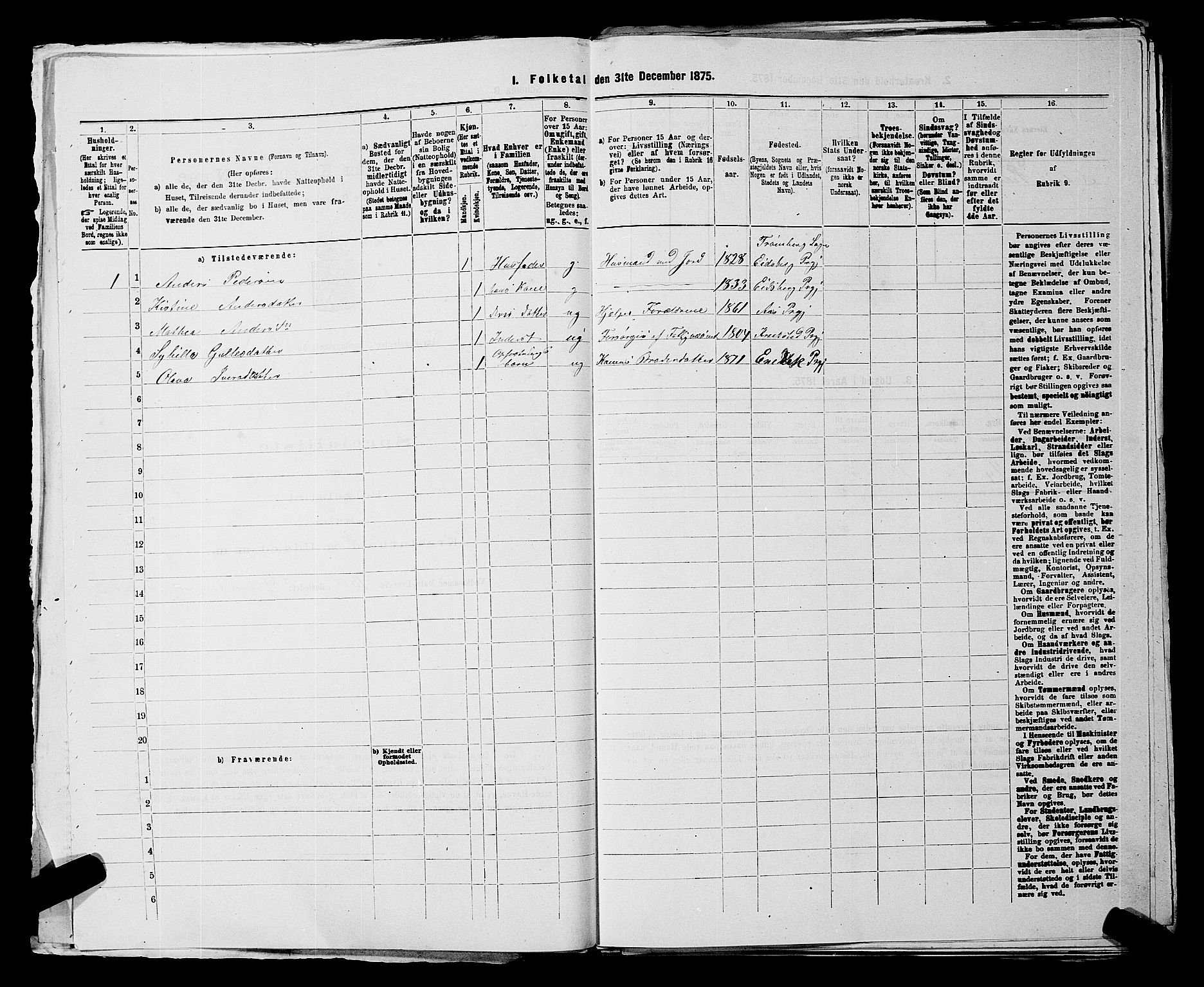 RA, 1875 census for 0214P Ås, 1875, p. 507