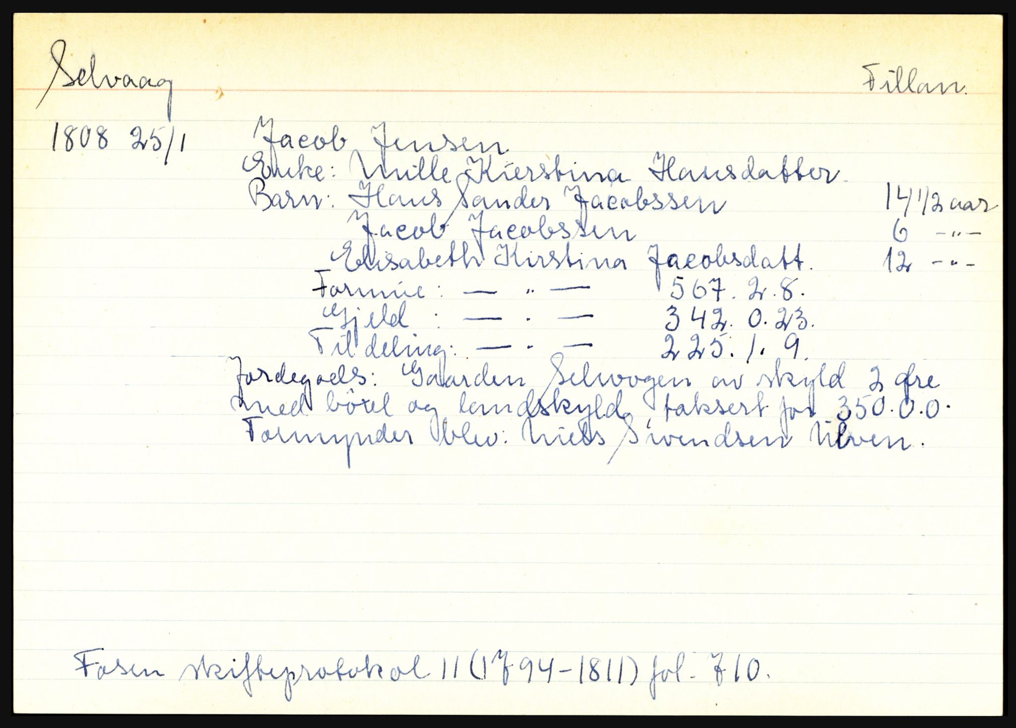 Fosen sorenskriveri, AV/SAT-A-1107/1/3, 1681-1823, p. 5079