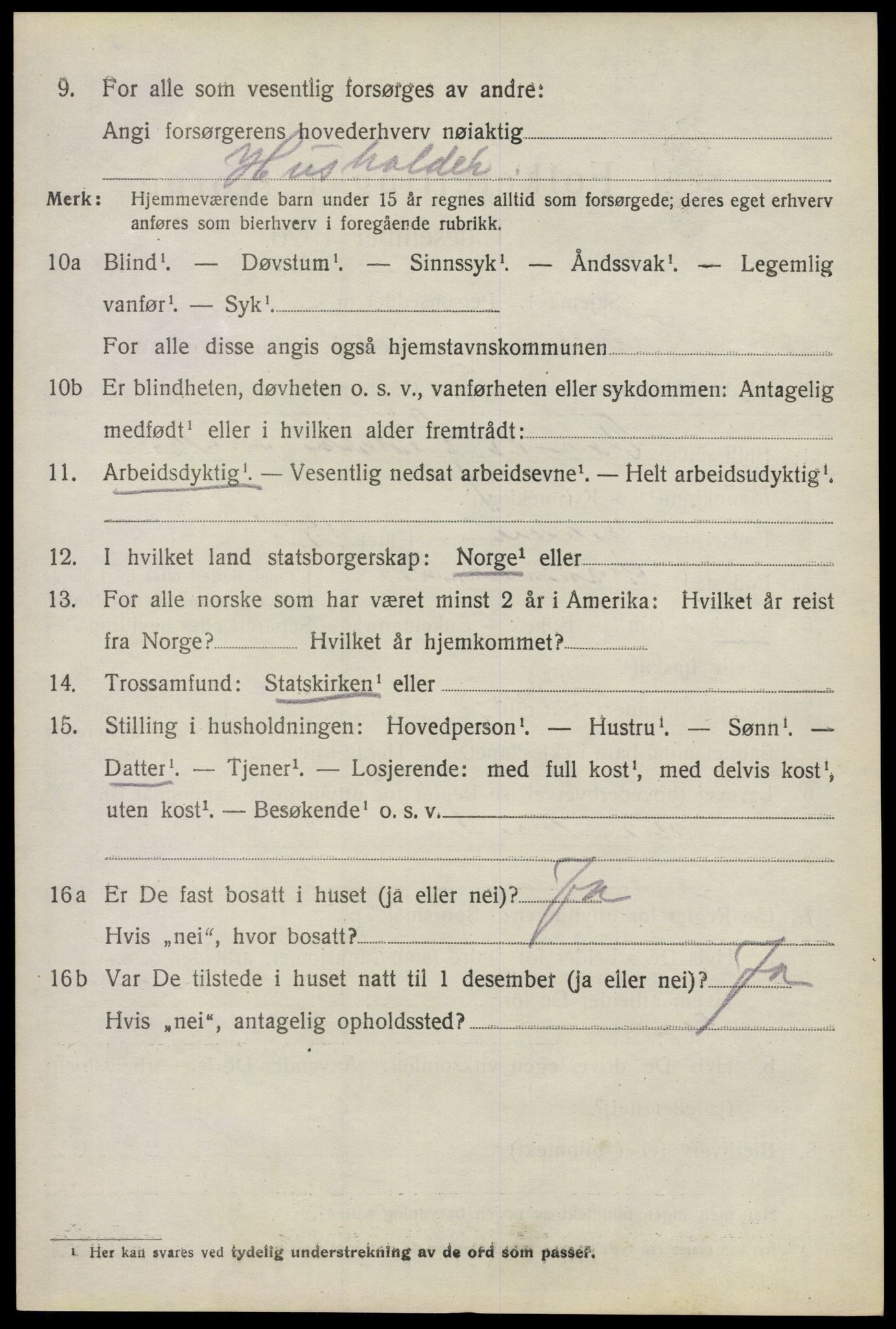 SAO, 1920 census for Eidsvoll, 1920, p. 14096