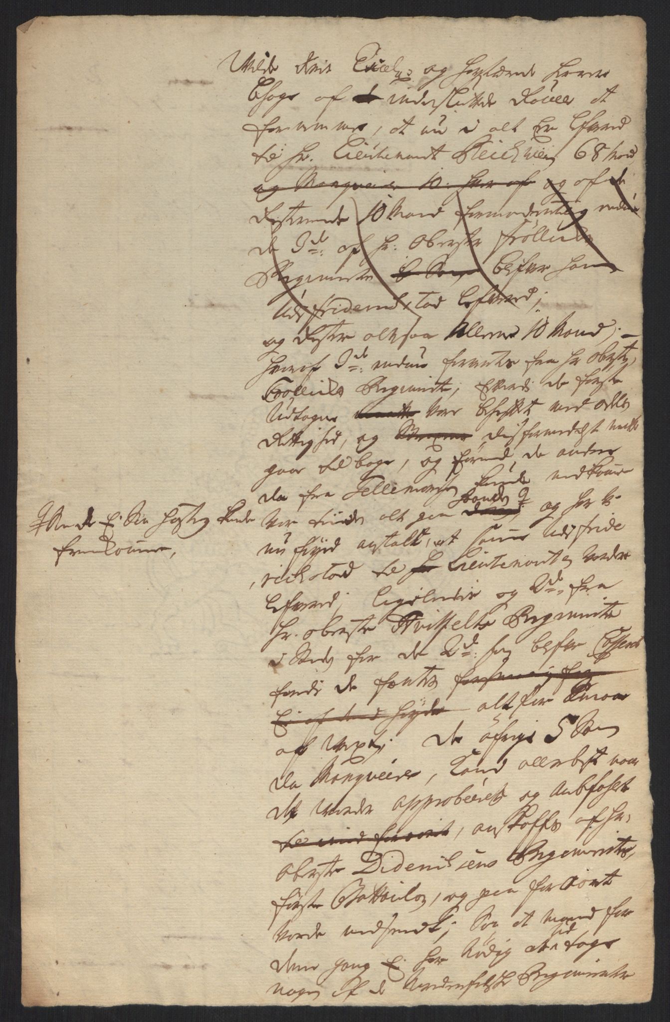 Kommanderende general (KG I) med Det norske krigsdirektorium, AV/RA-EA-5419/B/L0013: Kommanderende generals konsepter, 1730-1733, p. 6