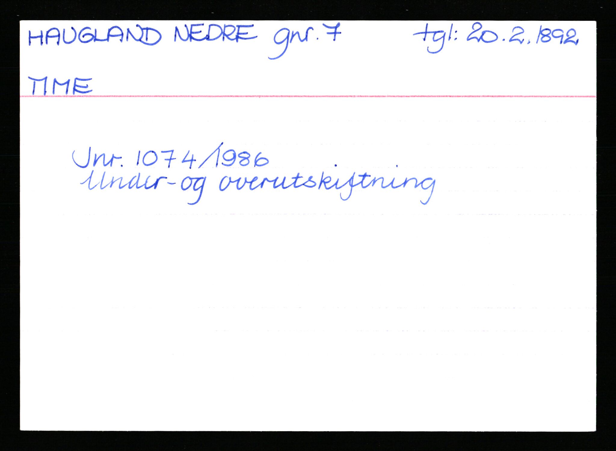 Statsarkivet i Stavanger, AV/SAST-A-101971/03/Y/Yk/L0015: Registerkort sortert etter gårdsnavn: Haneberg - Haugland nedre, 1750-1930, p. 667