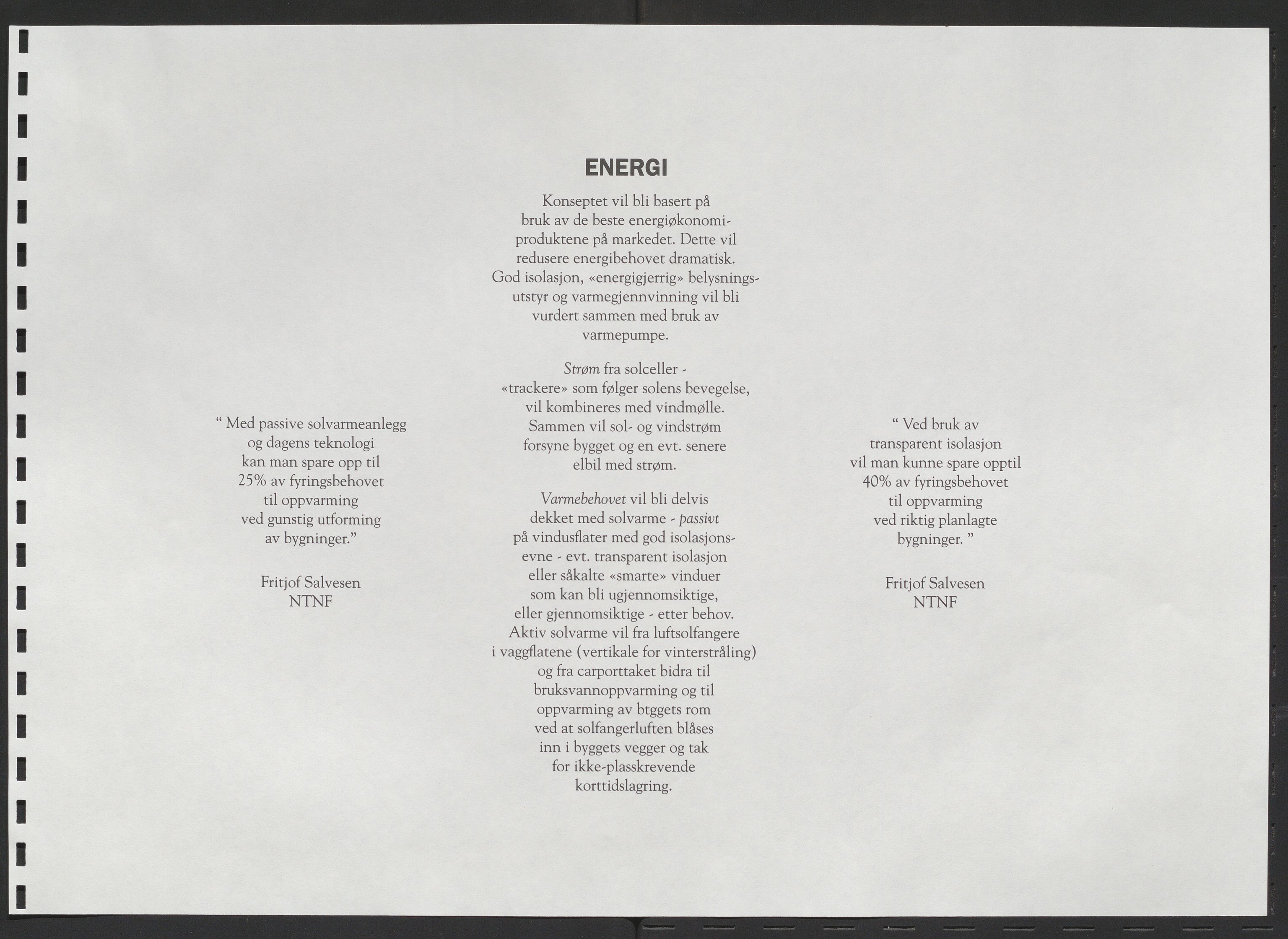 Pa 0858 - Harald N. Røstvik, AV/SAST-A-102660/E/Ea/L0047: Items - Drawings and leaflets, 1992, p. 5