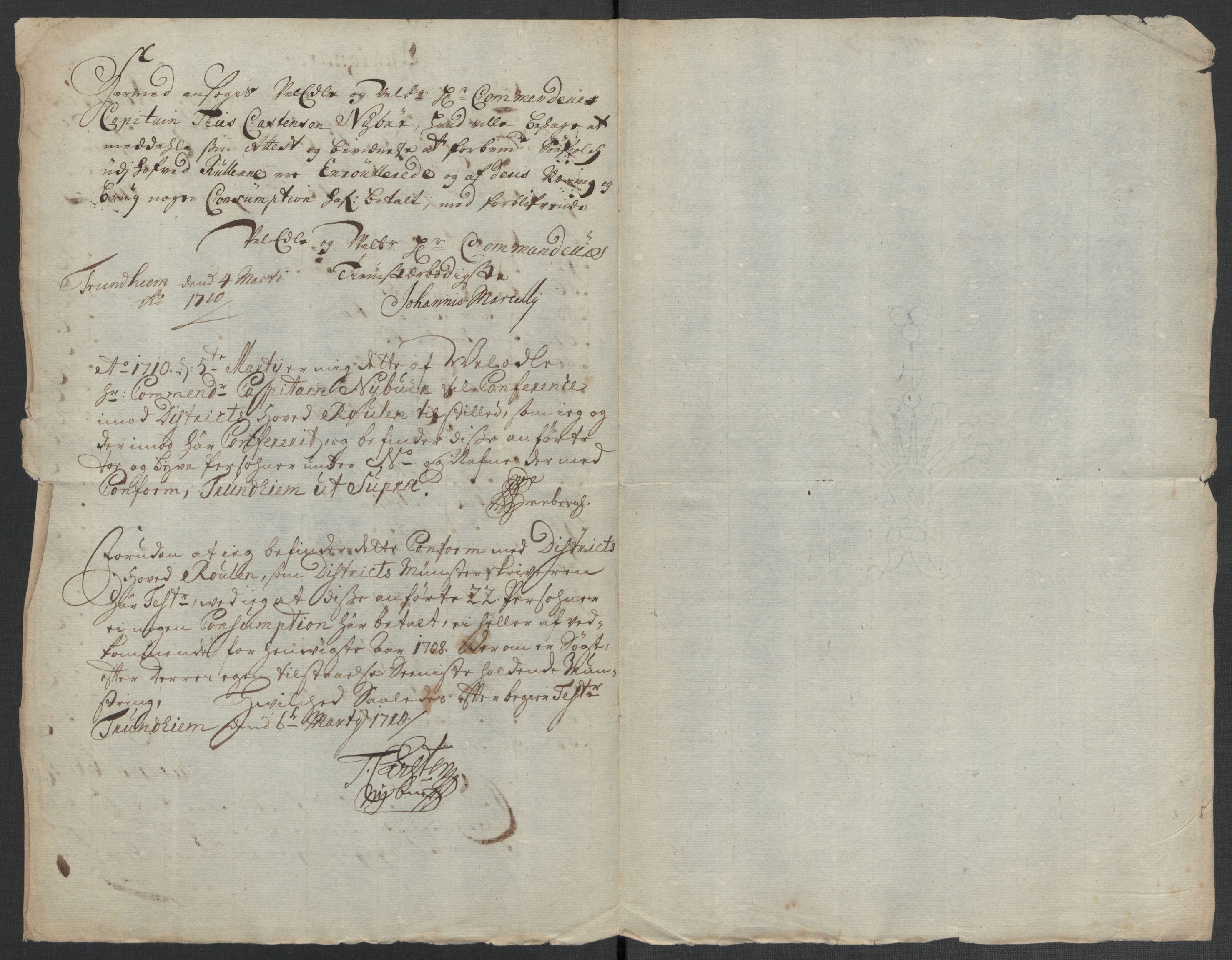 Rentekammeret inntil 1814, Reviderte regnskaper, Fogderegnskap, RA/EA-4092/R56/L3744: Fogderegnskap Nordmøre, 1709-1710, p. 163