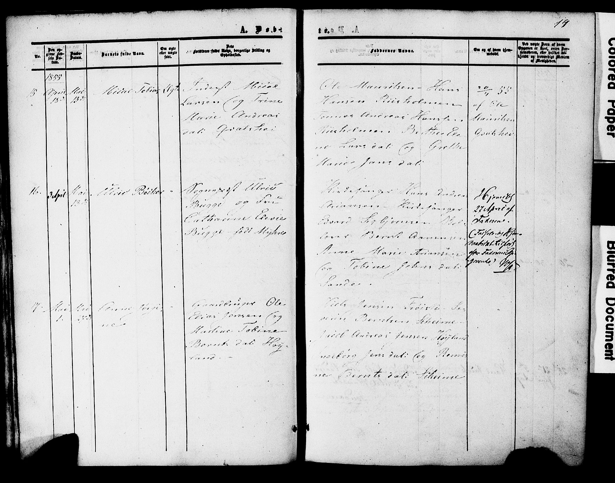 Herad sokneprestkontor, AV/SAK-1111-0018/F/Fa/Faa/L0005: Parish register (official) no. A 5, 1853-1886, p. 14