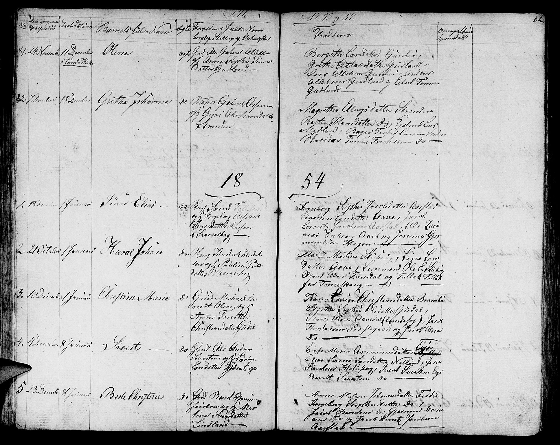 Sokndal sokneprestkontor, SAST/A-101808: Parish register (copy) no. B 2, 1849-1865, p. 62