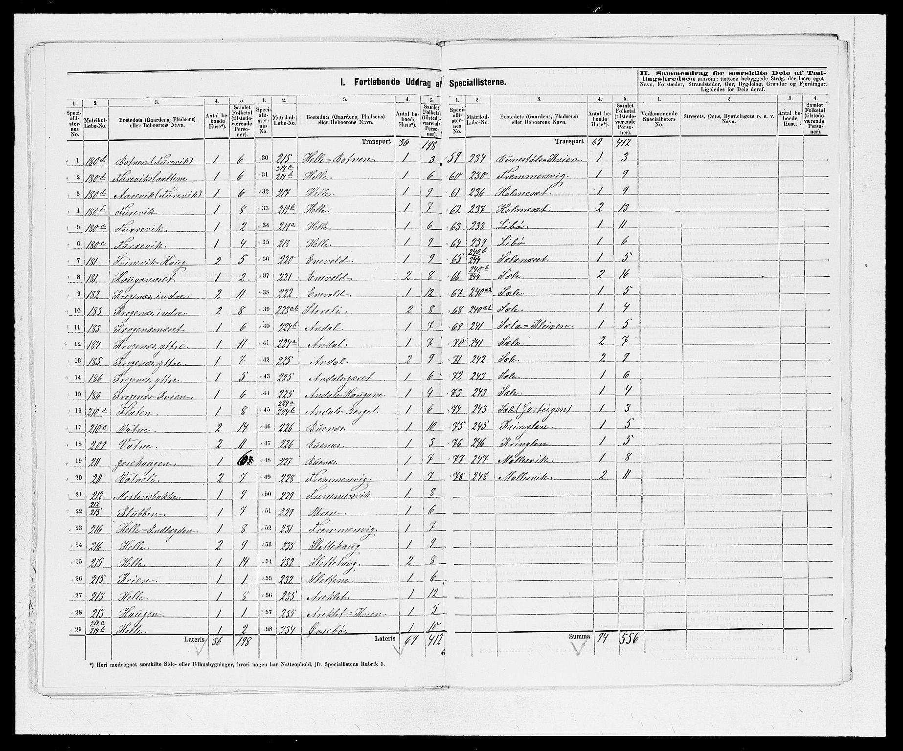SAB, 1875 census for 1432P Førde, 1875, p. 21