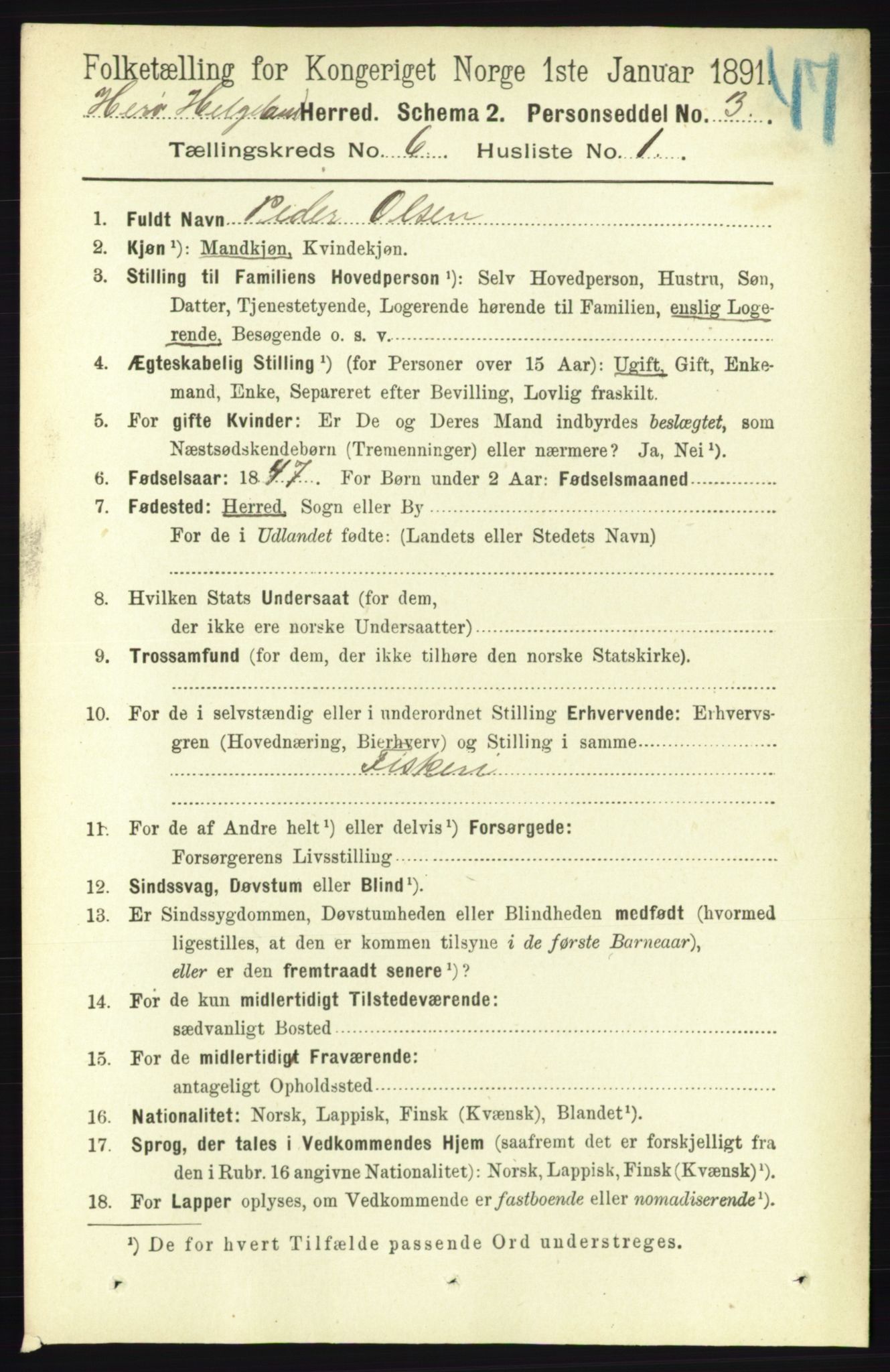 RA, 1891 census for 1818 Herøy, 1891, p. 1918