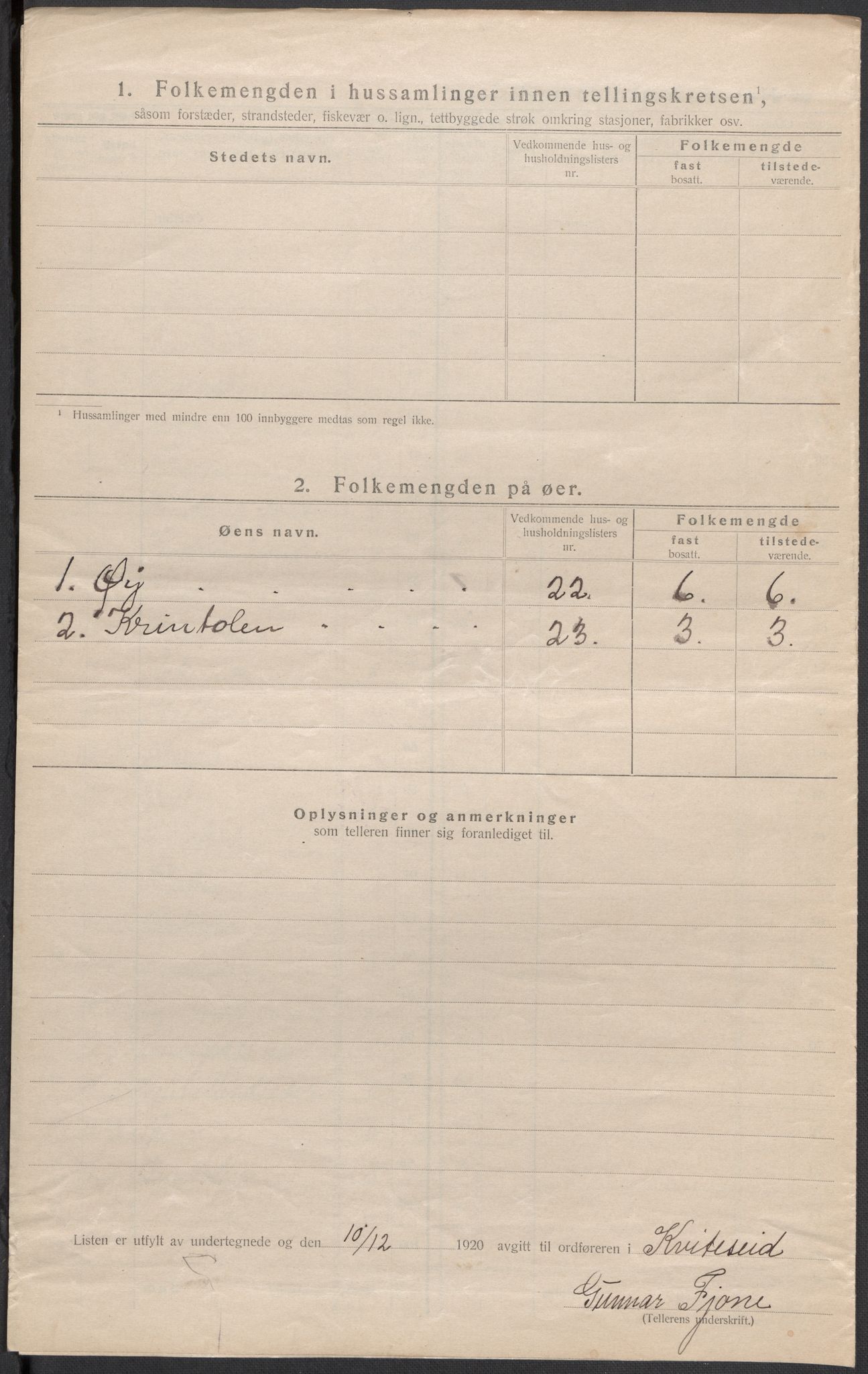 SAKO, 1920 census for Kviteseid, 1920, p. 16