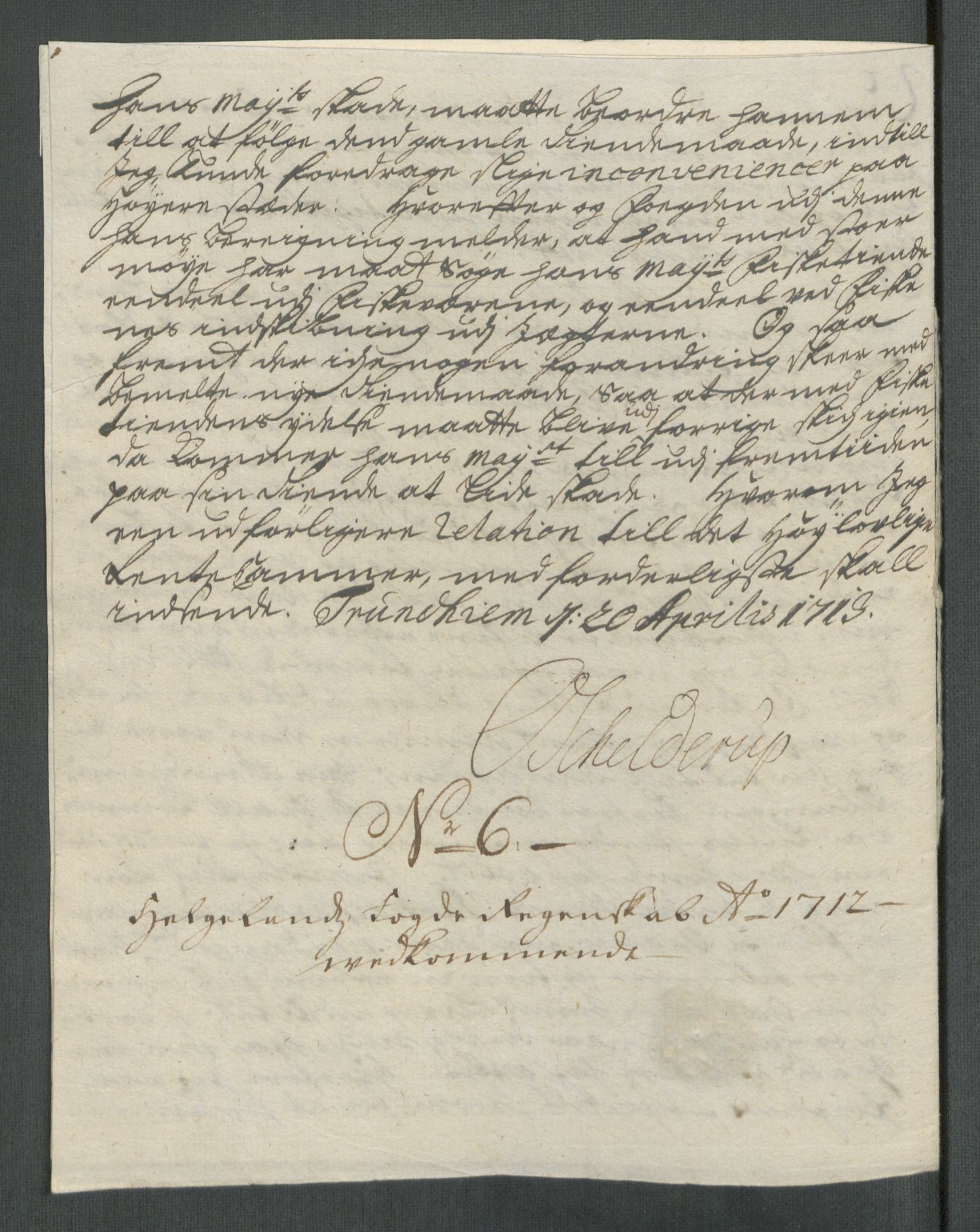 Rentekammeret inntil 1814, Reviderte regnskaper, Fogderegnskap, AV/RA-EA-4092/R65/L4512: Fogderegnskap Helgeland, 1712-1713, p. 126