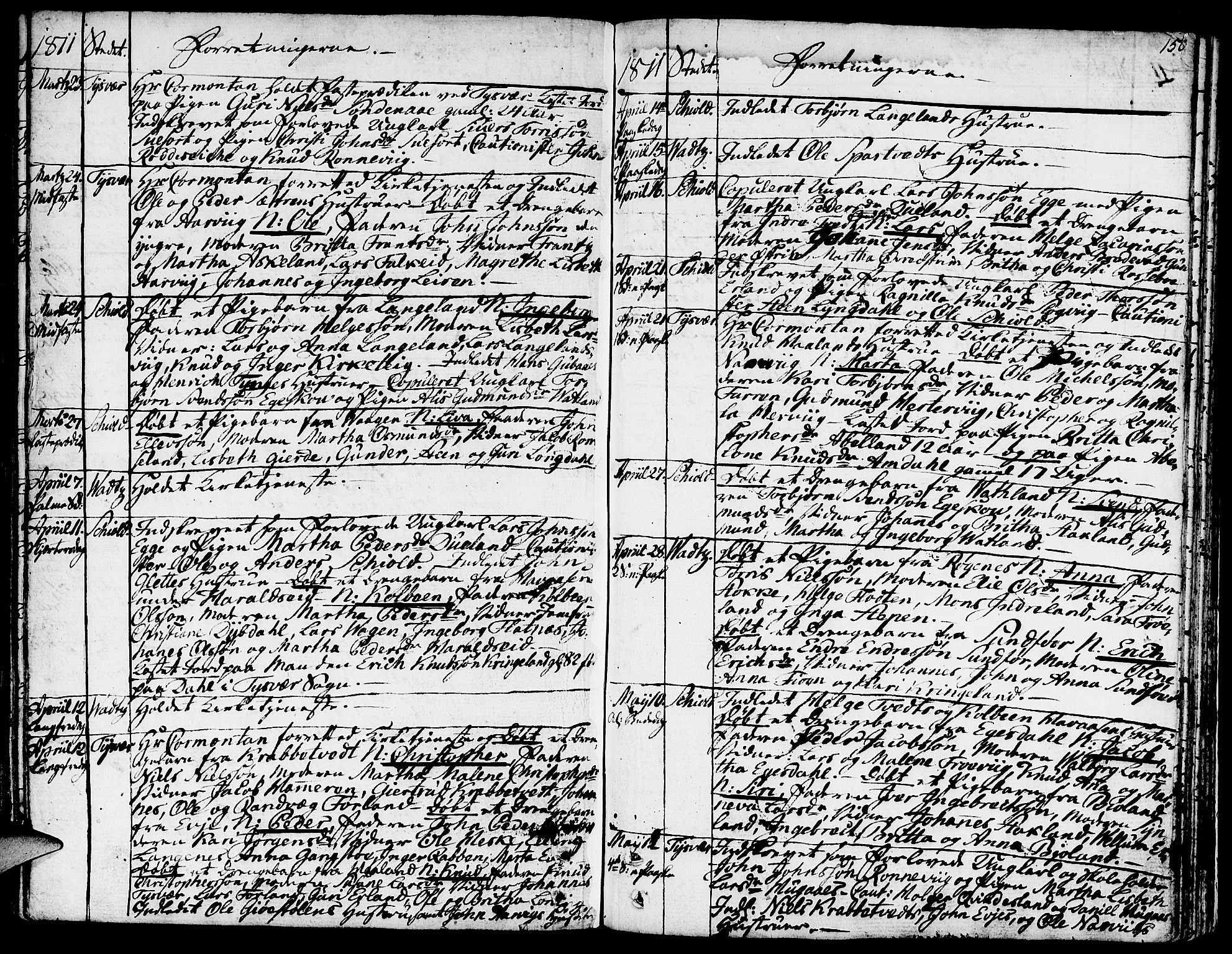 Skjold sokneprestkontor, AV/SAST-A-101847/H/Ha/Haa/L0002: Parish register (official) no. A 2, 1786-1815, p. 150