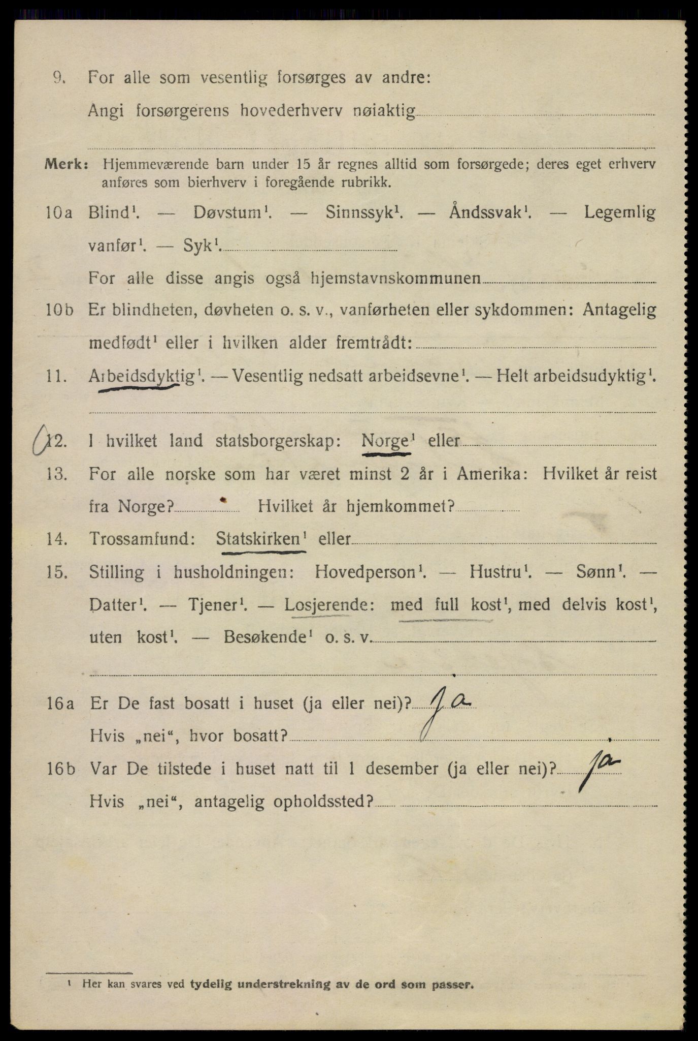 SAO, 1920 census for Kristiania, 1920, p. 278718