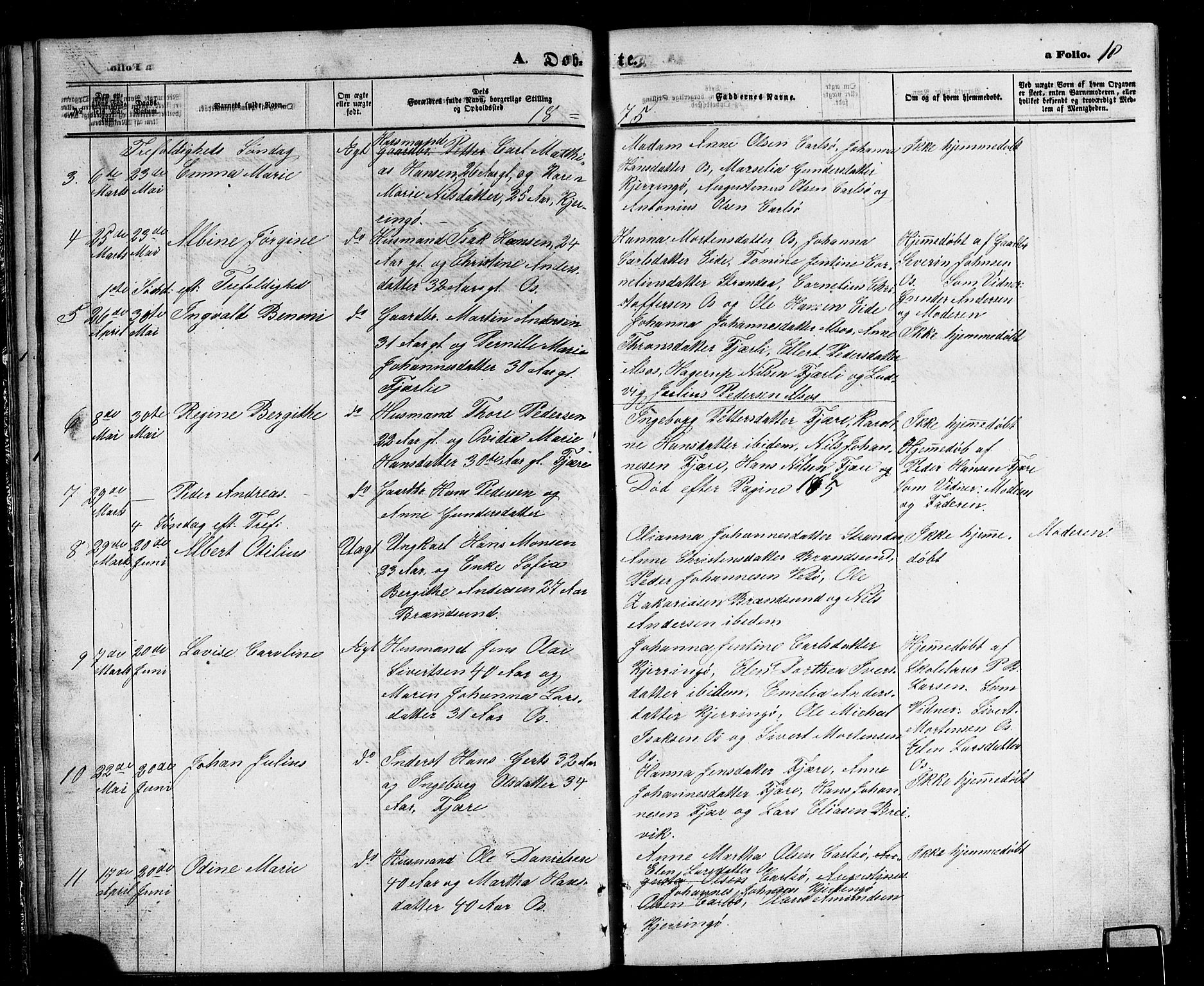 Ministerialprotokoller, klokkerbøker og fødselsregistre - Nordland, SAT/A-1459/803/L0075: Parish register (copy) no. 803C02, 1867-1881, p. 18
