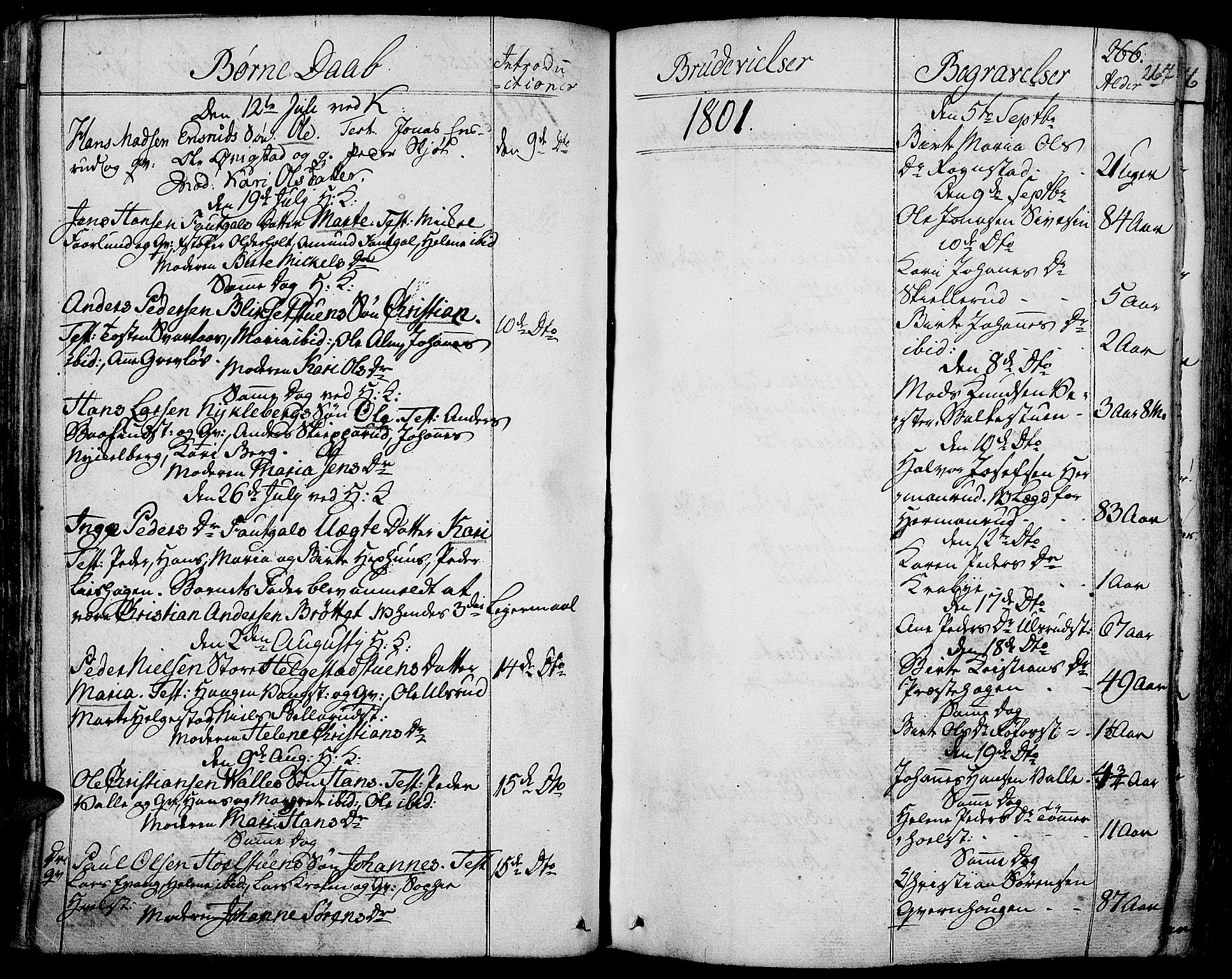 Toten prestekontor, SAH/PREST-102/H/Ha/Haa/L0007: Parish register (official) no. 7, 1794-1809, p. 267