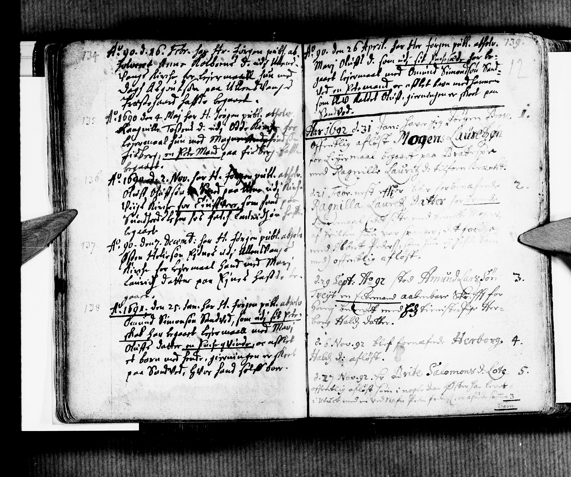 Ullensvang sokneprestembete, AV/SAB-A-78701/H/Haa: Parish register (official) no. A 2, 1669-1732, p. 12