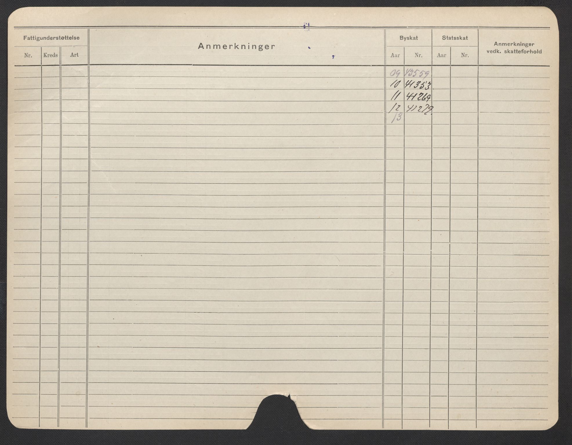 Oslo folkeregister, Registerkort, AV/SAO-A-11715/F/Fa/Fac/L0019: Kvinner, 1906-1914, p. 1019b