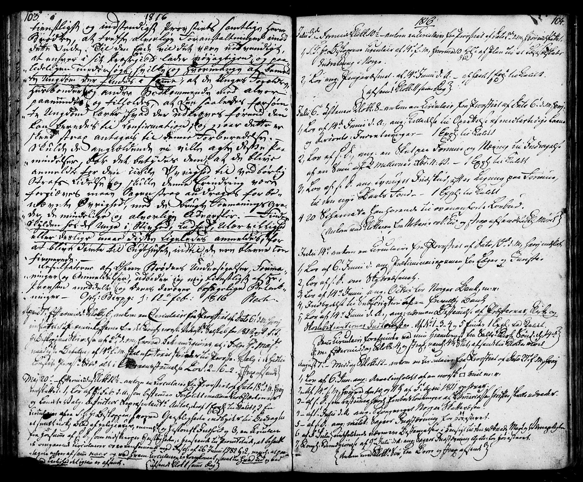 Sem kirkebøker, AV/SAKO-A-5/F/Fa/L0003: Parish register (official) no. I 3, 1799-1814, p. 103-104