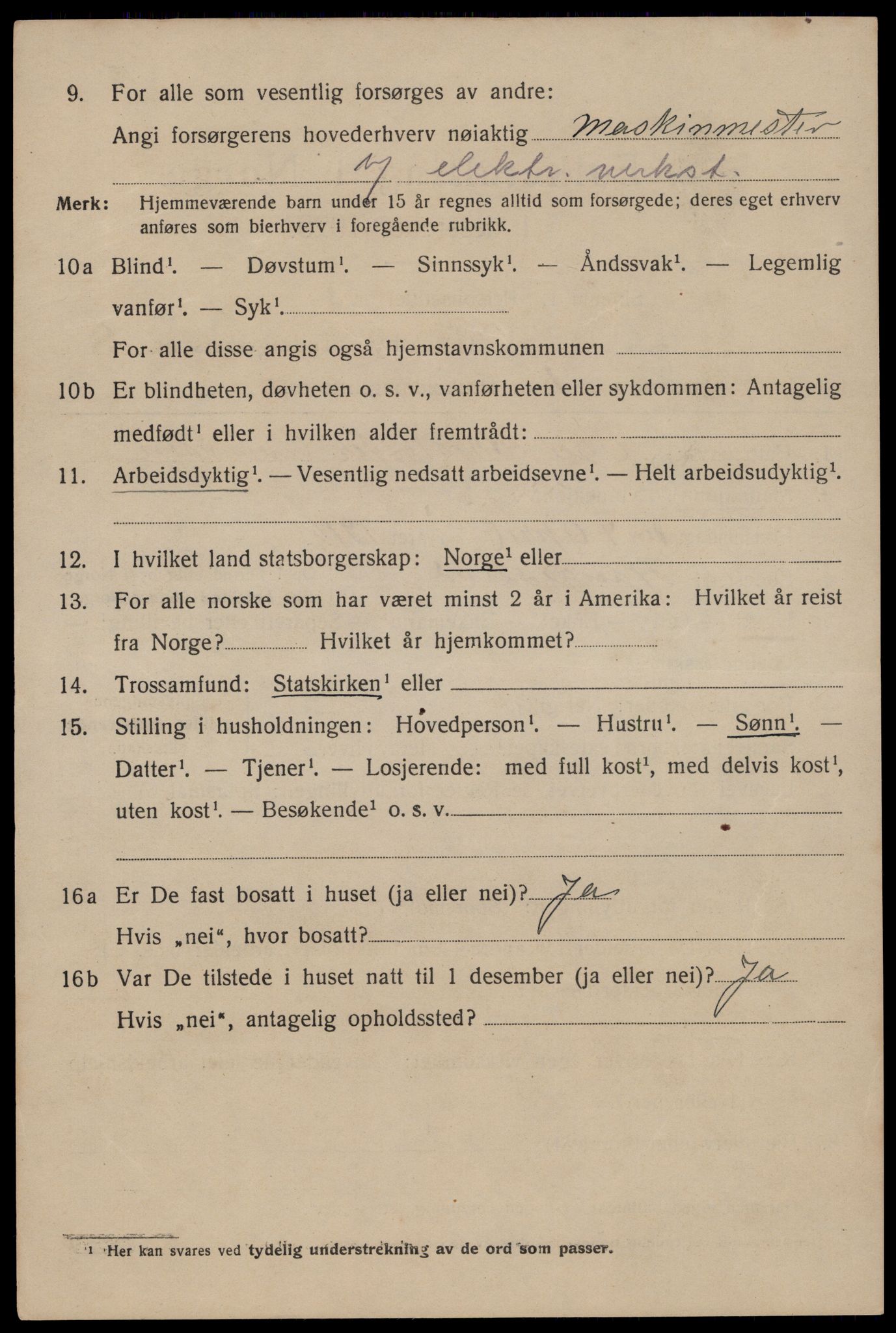 SAST, 1920 census for Haugesund, 1920, p. 27460