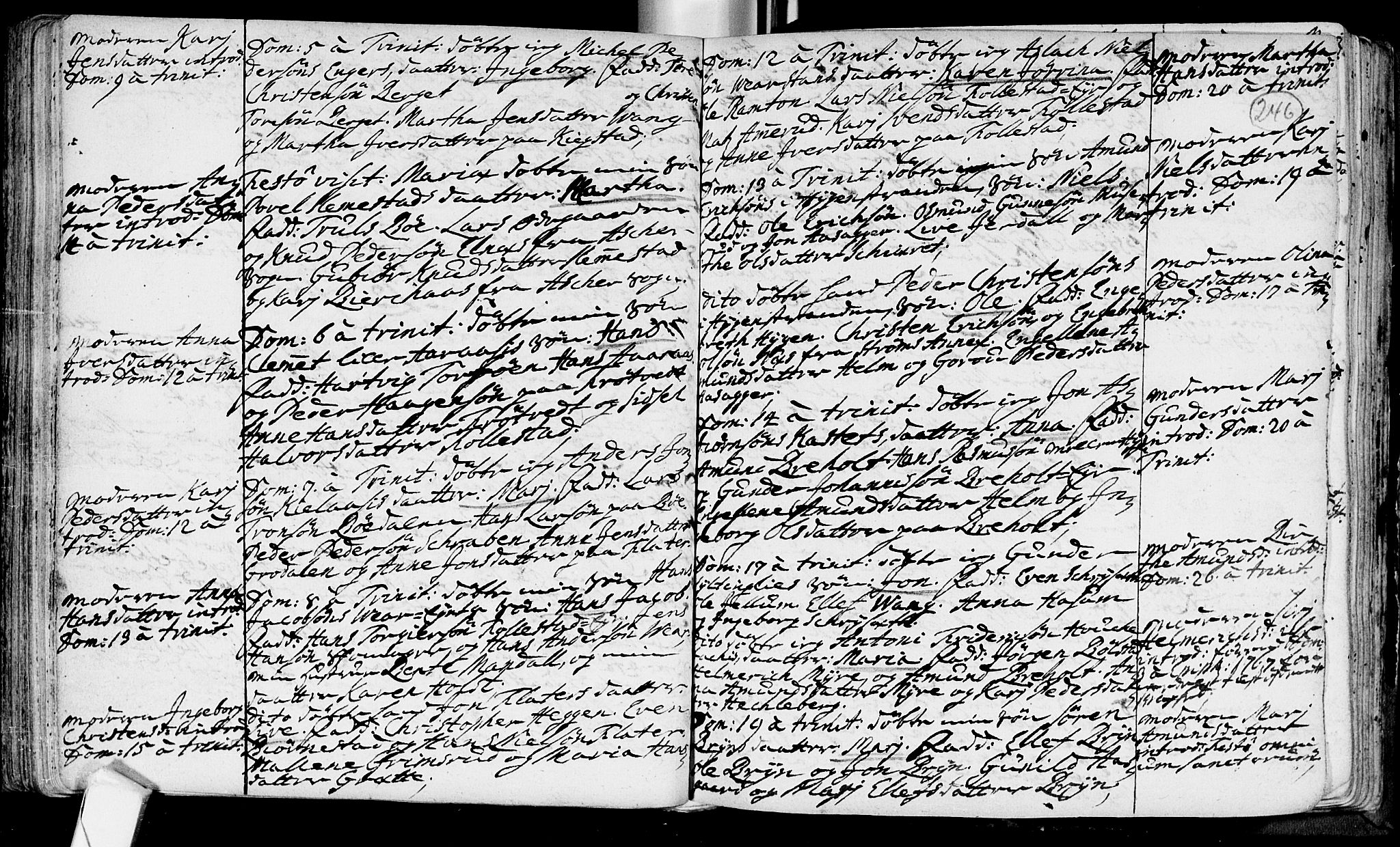 Røyken kirkebøker, AV/SAKO-A-241/F/Fa/L0002: Parish register (official) no. 2, 1731-1782, p. 246