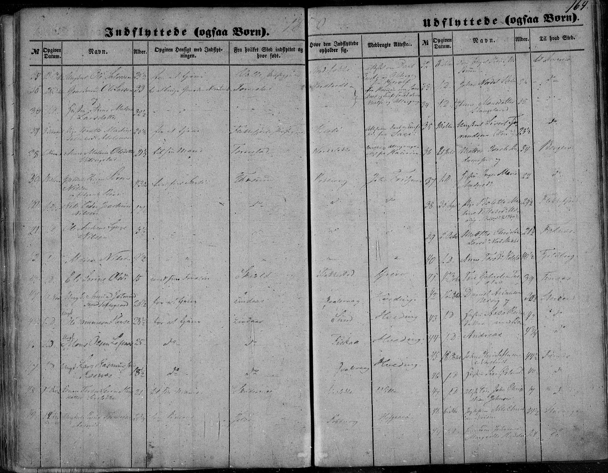 Avaldsnes sokneprestkontor, SAST/A -101851/H/Ha/Haa/L0008: Parish register (official) no. A 8, 1847-1857, p. 164
