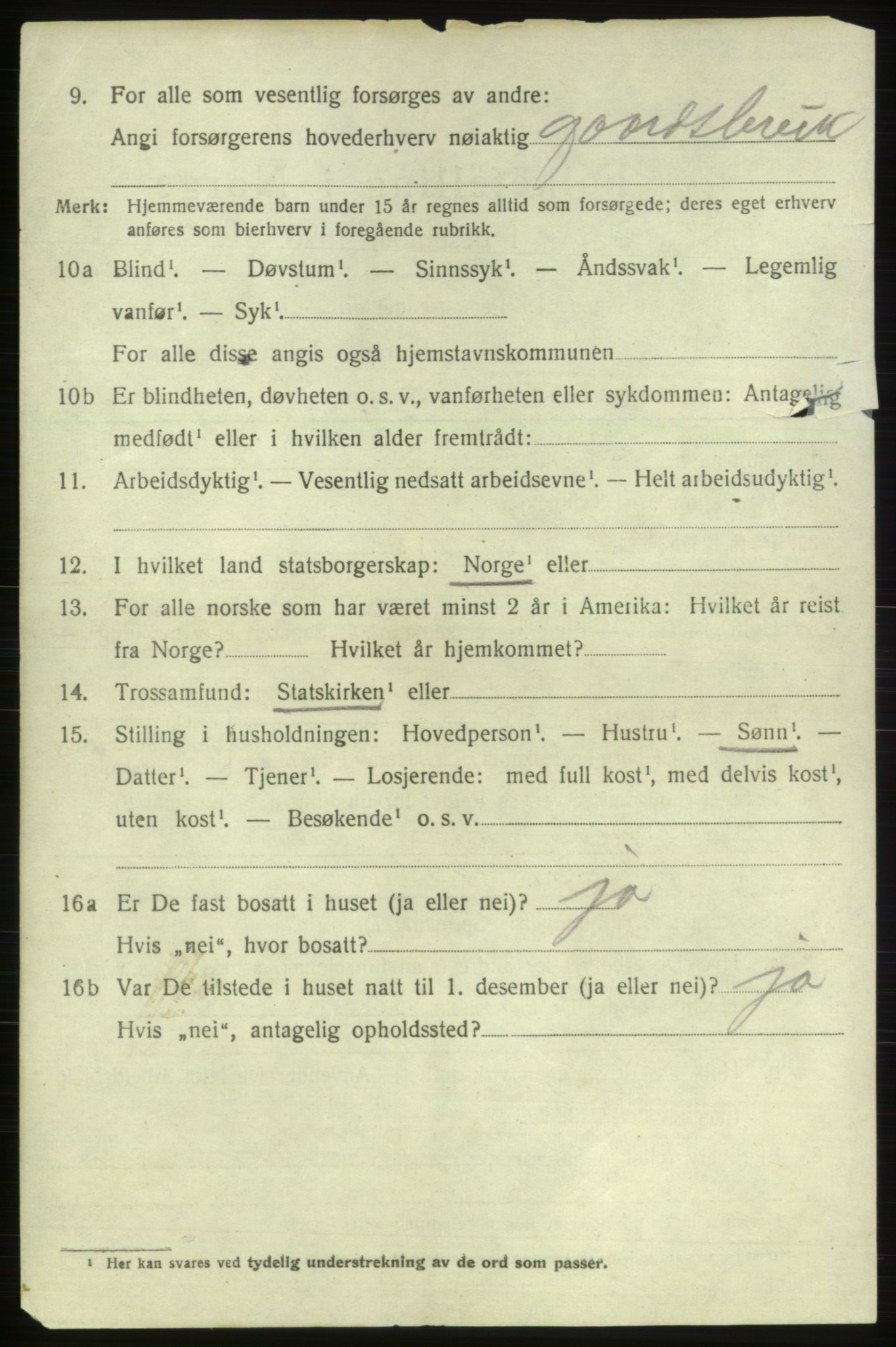 SAB, 1920 census for Etne, 1920, p. 1750