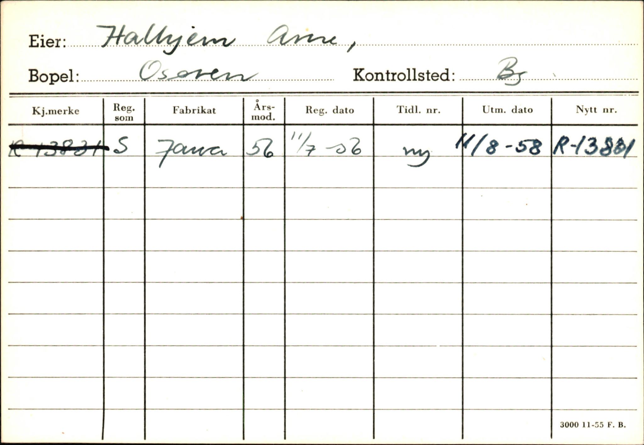 Statens vegvesen, Hordaland vegkontor, AV/SAB-A-5201/2/Ha/L0018: R-eierkort H, 1920-1971, p. 70