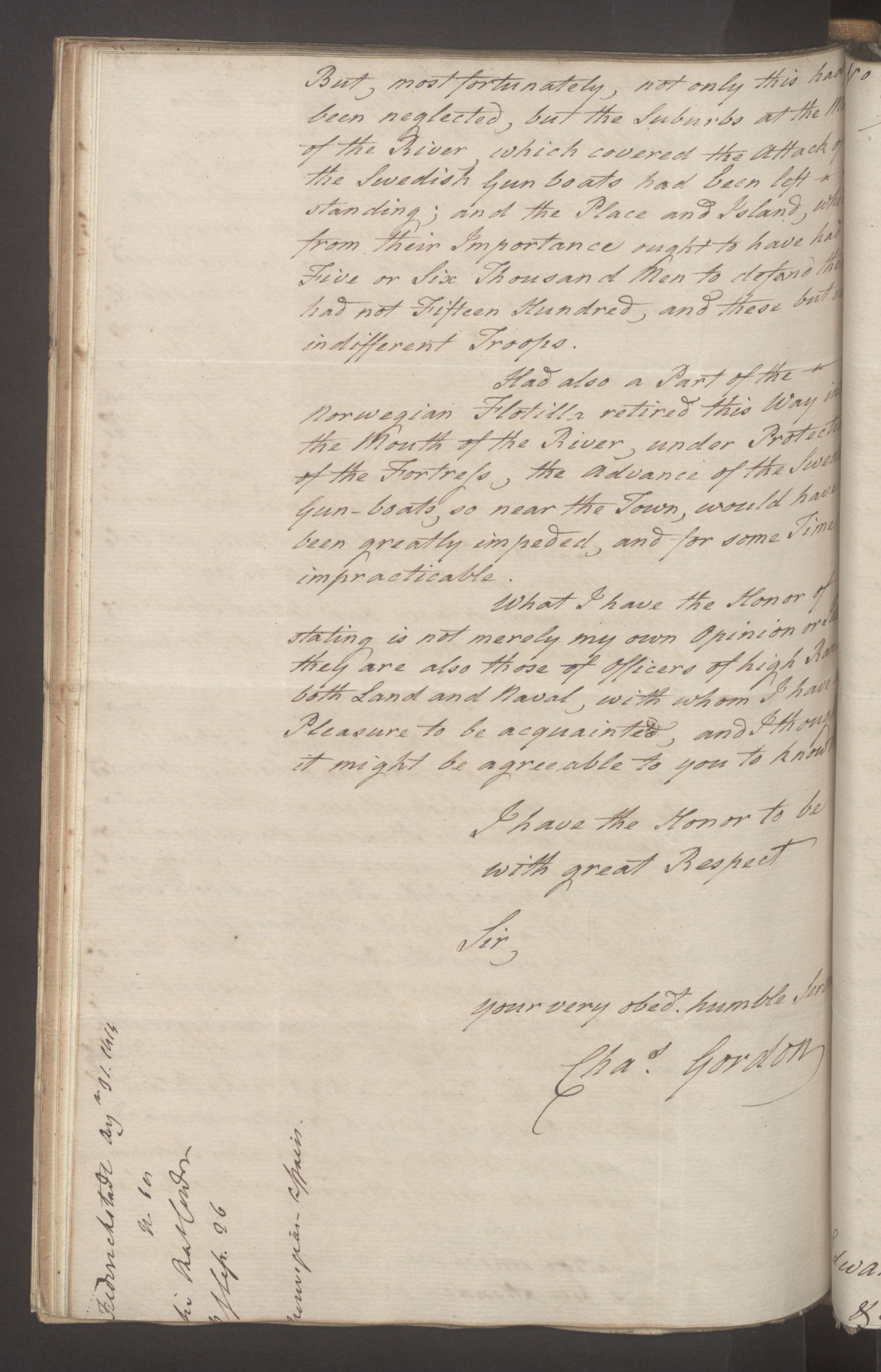 Foreign Office*, UKA/-/FO 38/16: Sir C. Gordon. Reports from Malmö, Jonkoping, and Helsingborg, 1814, p. 106