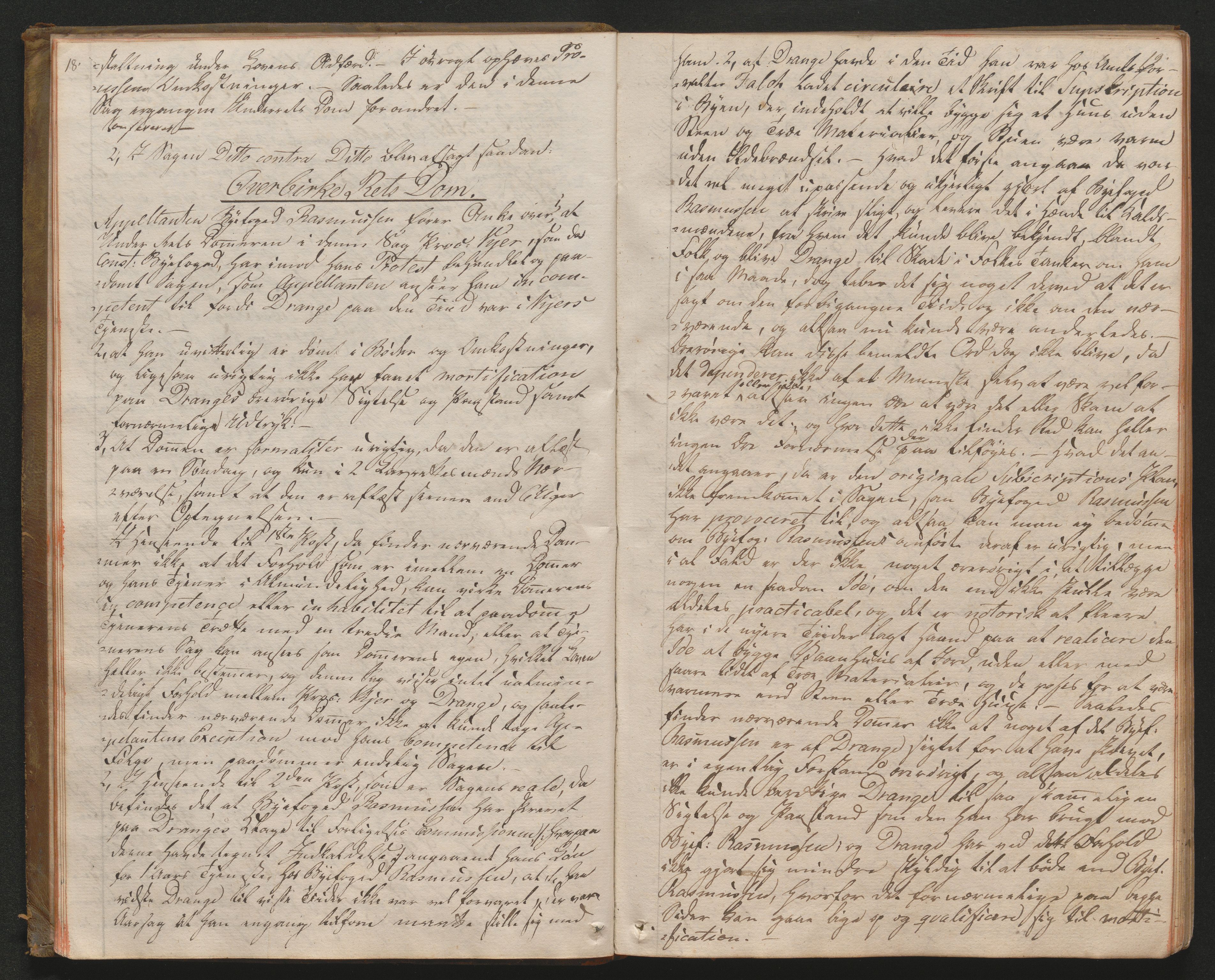 Larvik overbirkerett, AV/SAKO-A-802/F/Fa/L0009: Tingbok, 1813-1821, p. 18-19