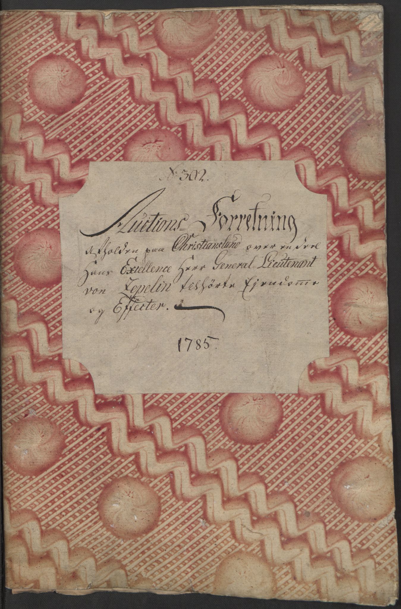 Forsvaret, Generalauditøren, AV/RA-RAFA-1772/F/Fj/Fja/L0038: --, 1744-1821, p. 267