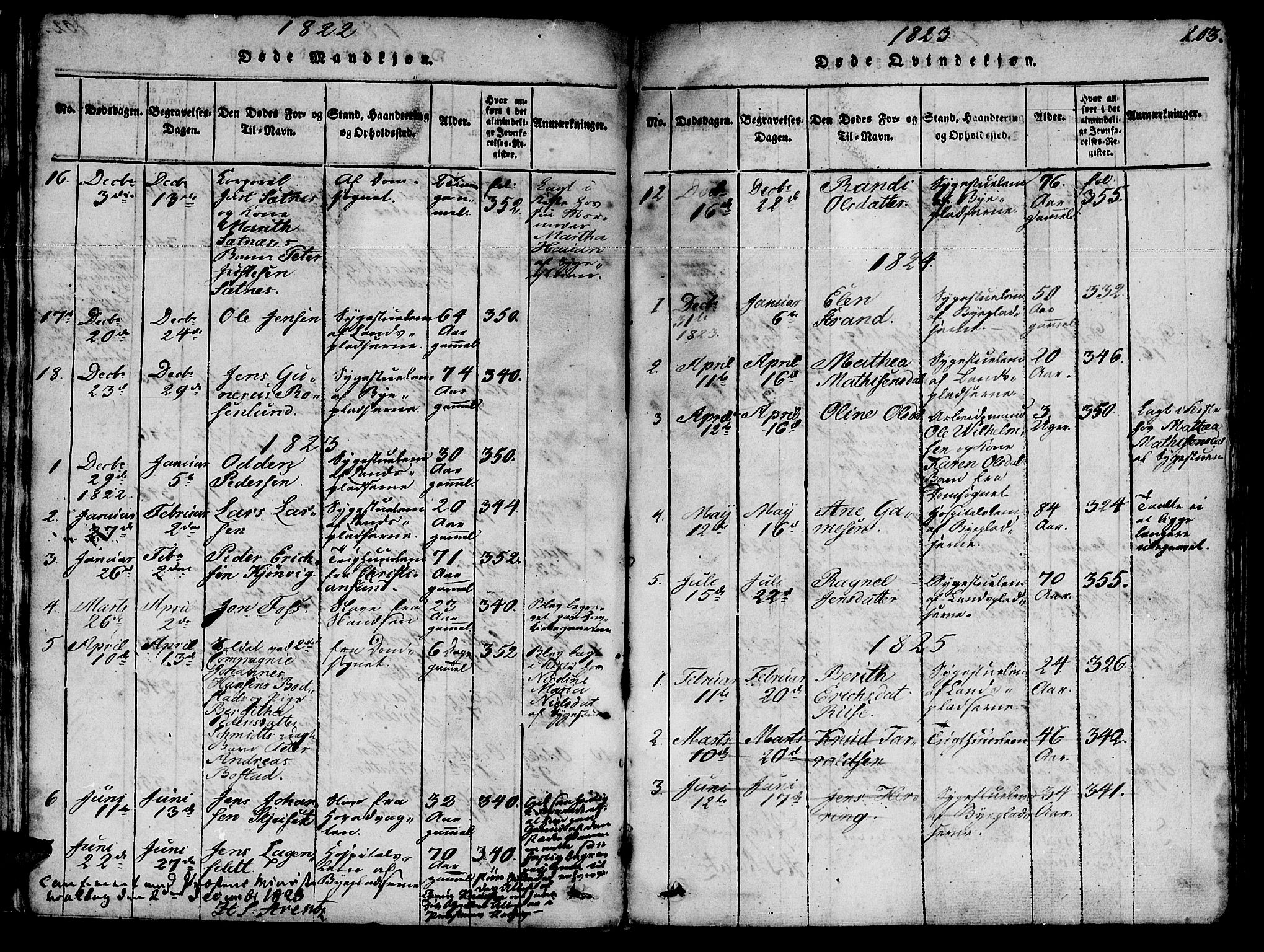 Ministerialprotokoller, klokkerbøker og fødselsregistre - Sør-Trøndelag, SAT/A-1456/623/L0478: Parish register (copy) no. 623C01, 1815-1873, p. 103