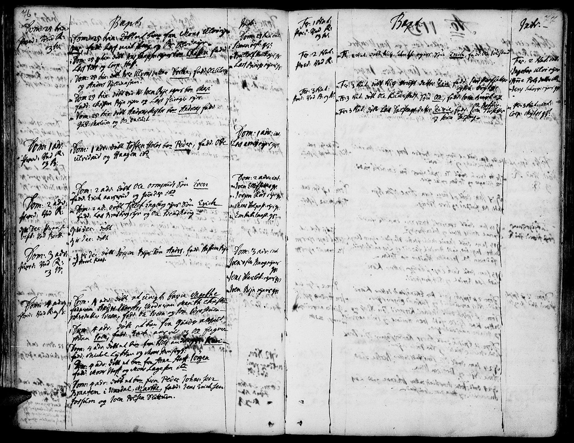 Ringsaker prestekontor, AV/SAH-PREST-014/K/Ka/L0001: Parish register (official) no. 1, 1734-1746, p. 76-77
