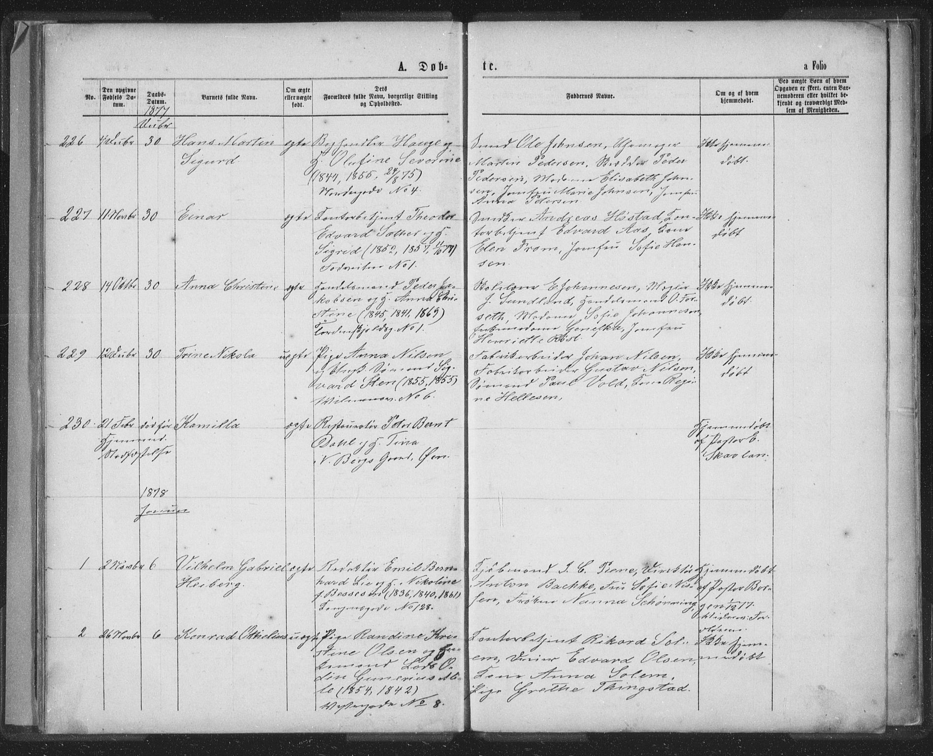 Ministerialprotokoller, klokkerbøker og fødselsregistre - Sør-Trøndelag, SAT/A-1456/601/L0090: Parish register (copy) no. 601C08, 1877-1878