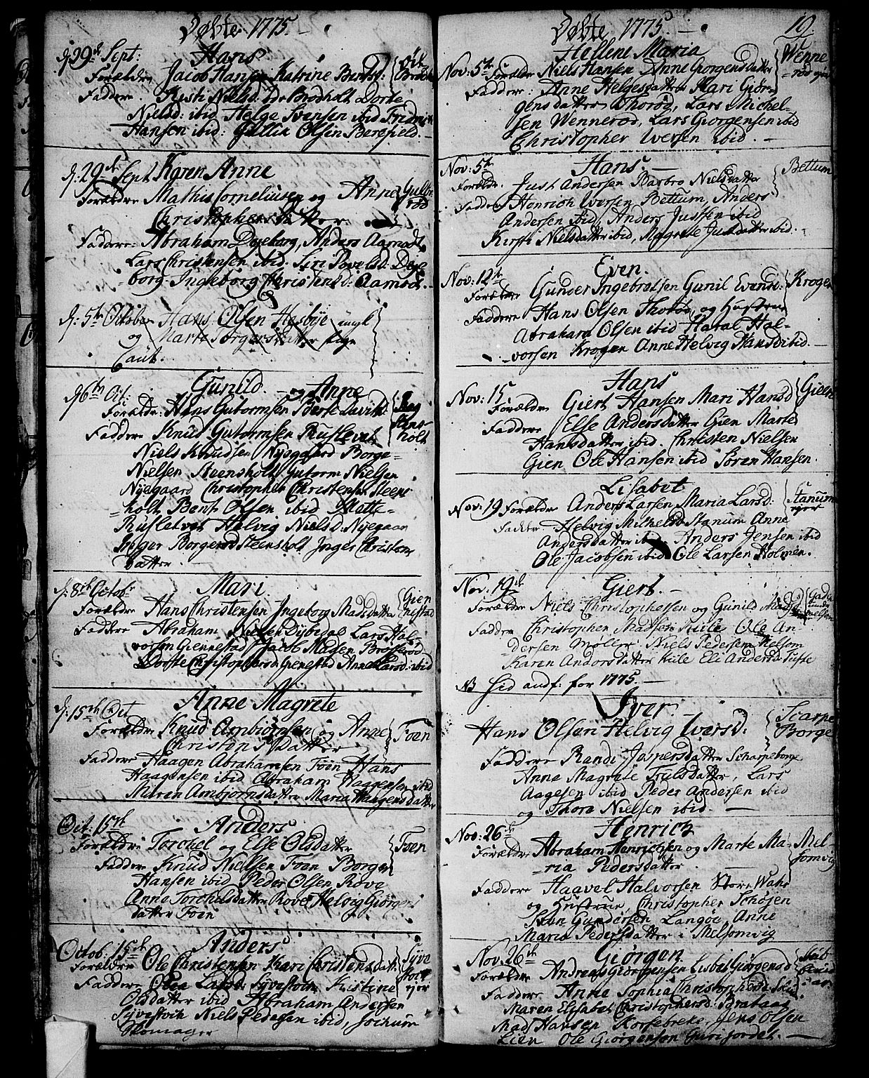 Stokke kirkebøker, AV/SAKO-A-320/F/Fa/L0003: Parish register (official) no. I 3, 1771-1803, p. 19