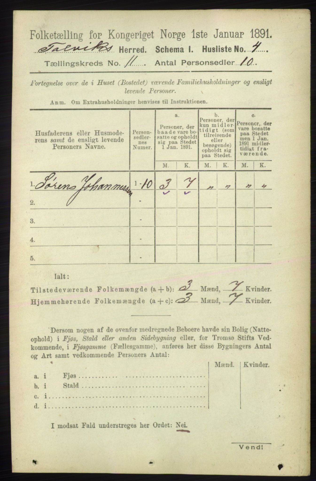 RA, 1891 census for 2013 Talvik, 1891, p. 2648