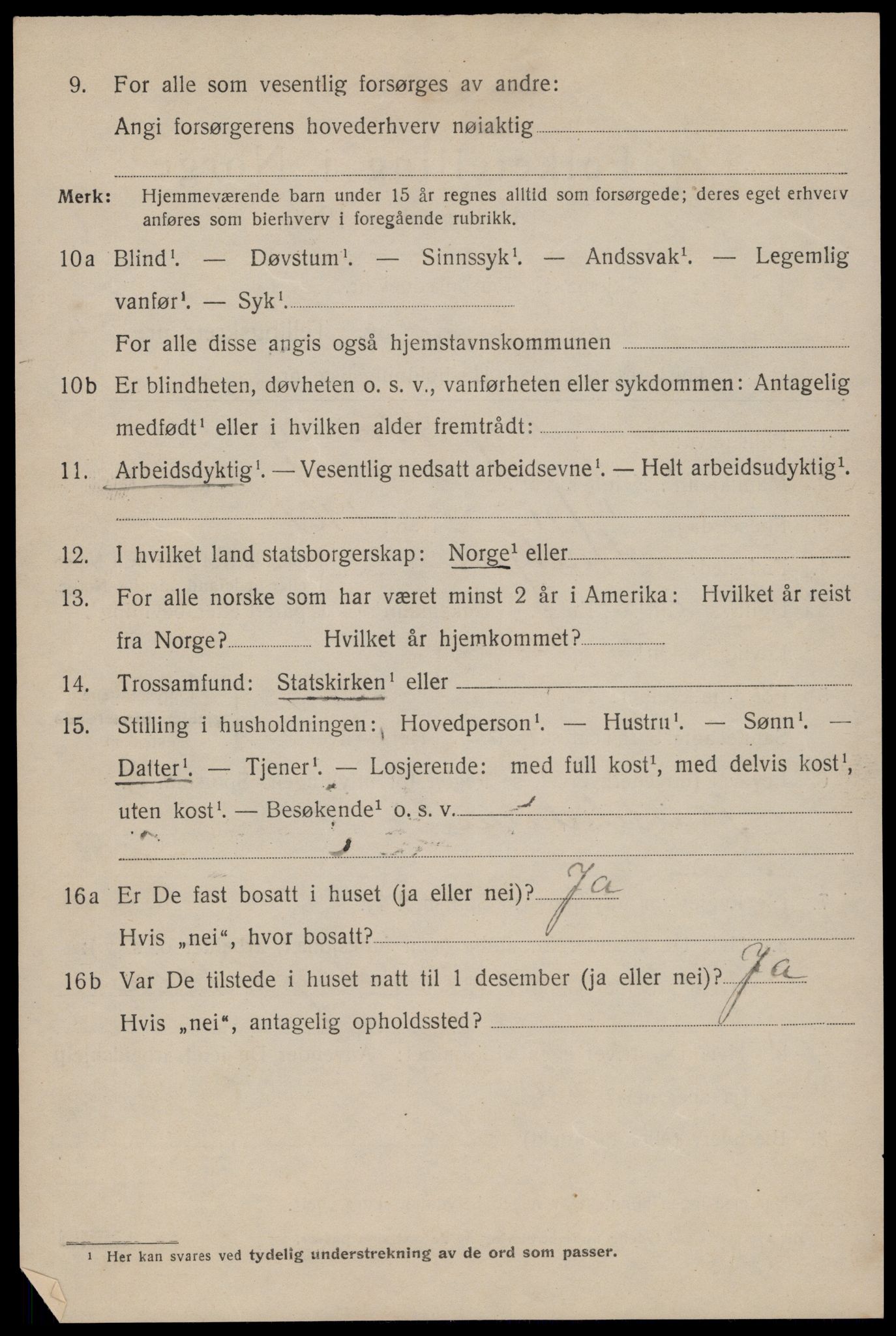 SAST, 1920 census for Stavanger, 1920, p. 97371