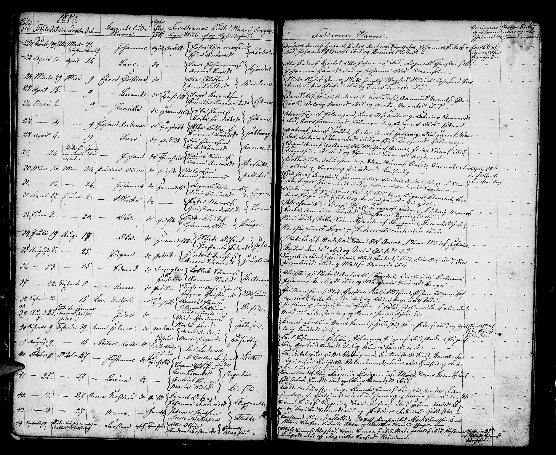 Fjaler sokneprestembete, AV/SAB-A-79801/H/Hab/Haba/L0002: Parish register (copy) no. A 2, 1846-1864, p. 11