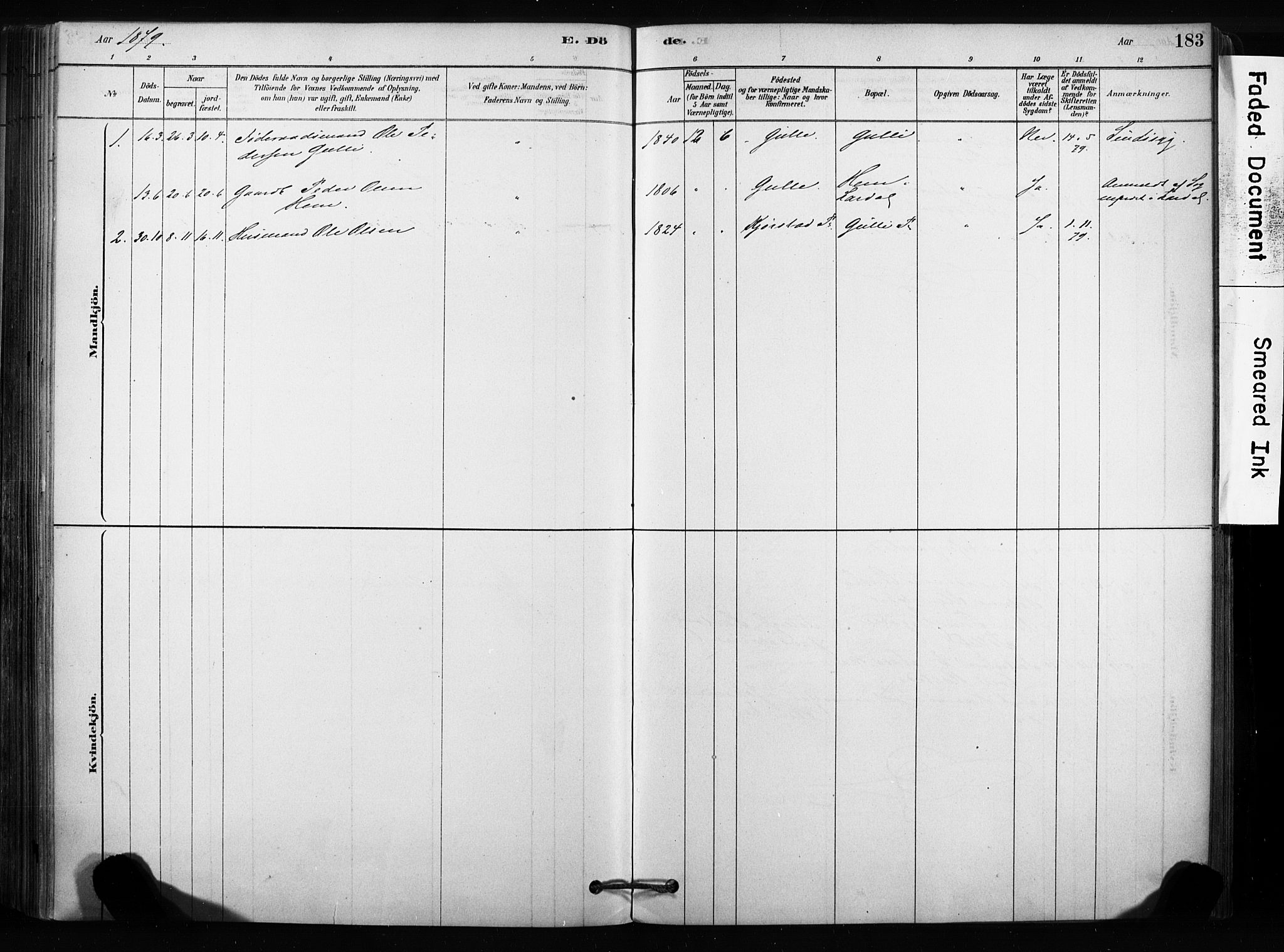 Sandsvær kirkebøker, SAKO/A-244/F/Fc/L0001: Parish register (official) no. III 1, 1878-1923, p. 183