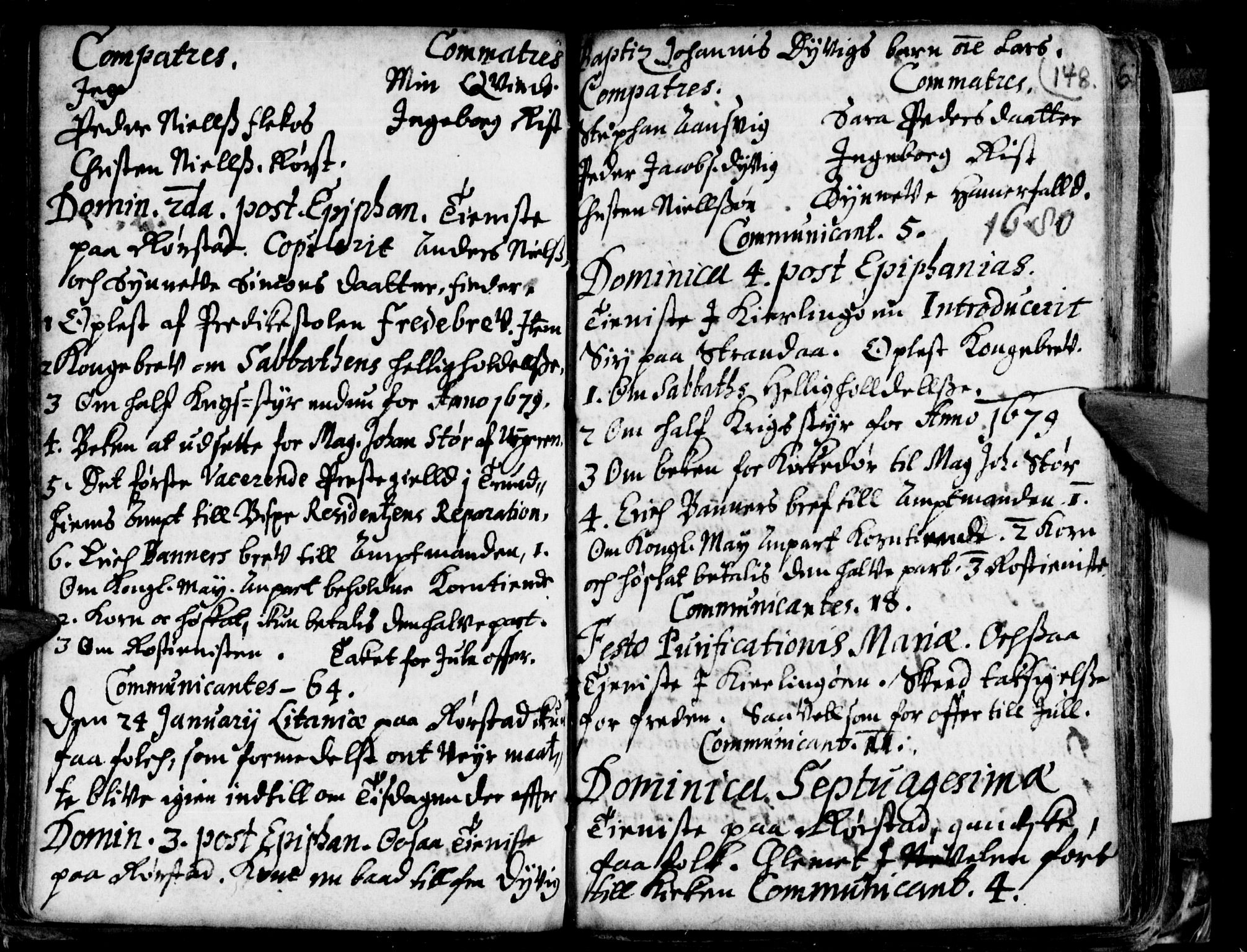 Ministerialprotokoller, klokkerbøker og fødselsregistre - Nordland, AV/SAT-A-1459/853/L0762: Parish register (official) no. 853A01, 1664-1688, p. 148