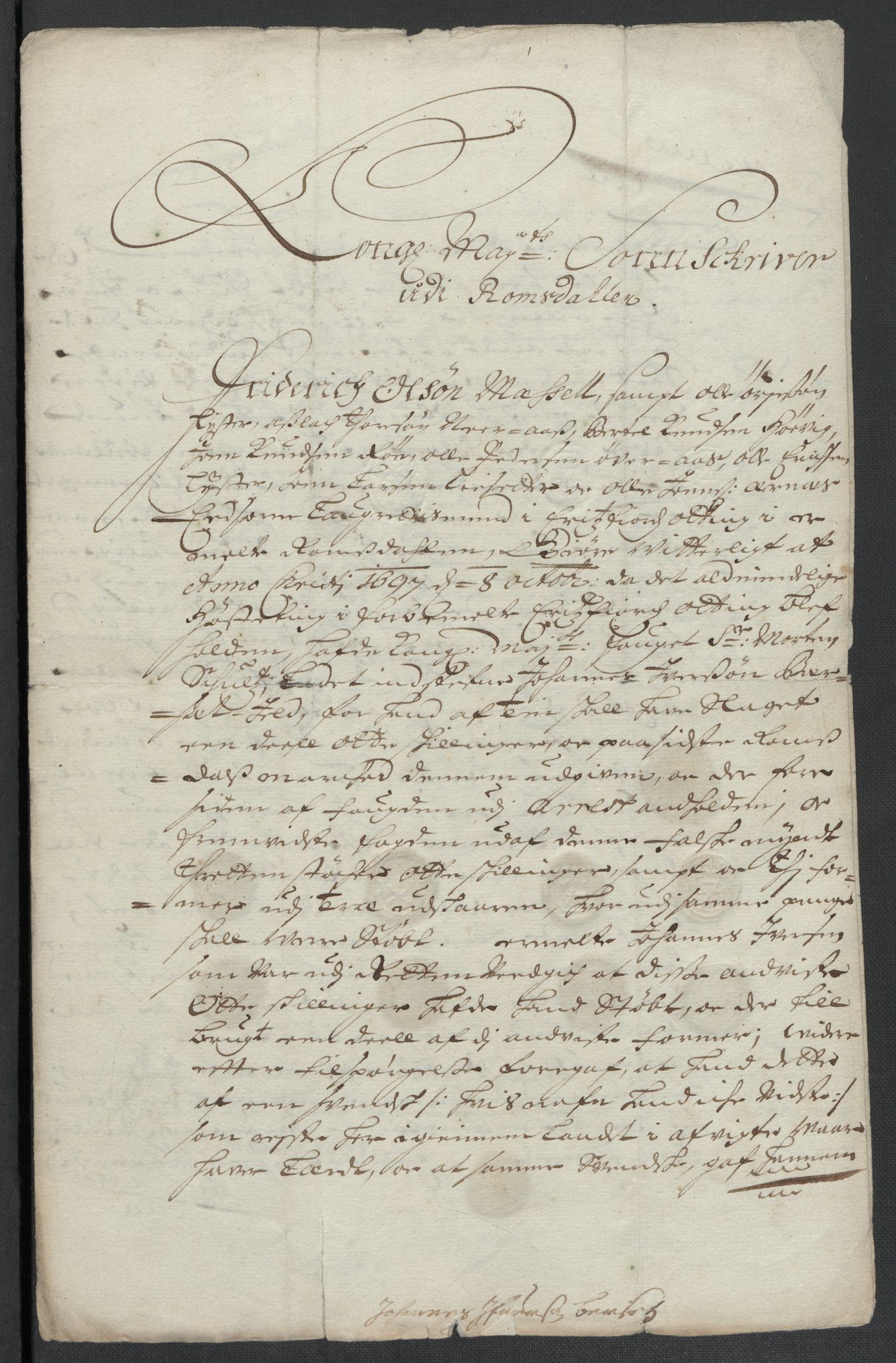 Rentekammeret inntil 1814, Reviderte regnskaper, Fogderegnskap, RA/EA-4092/R55/L3653: Fogderegnskap Romsdal, 1697-1698, p. 383
