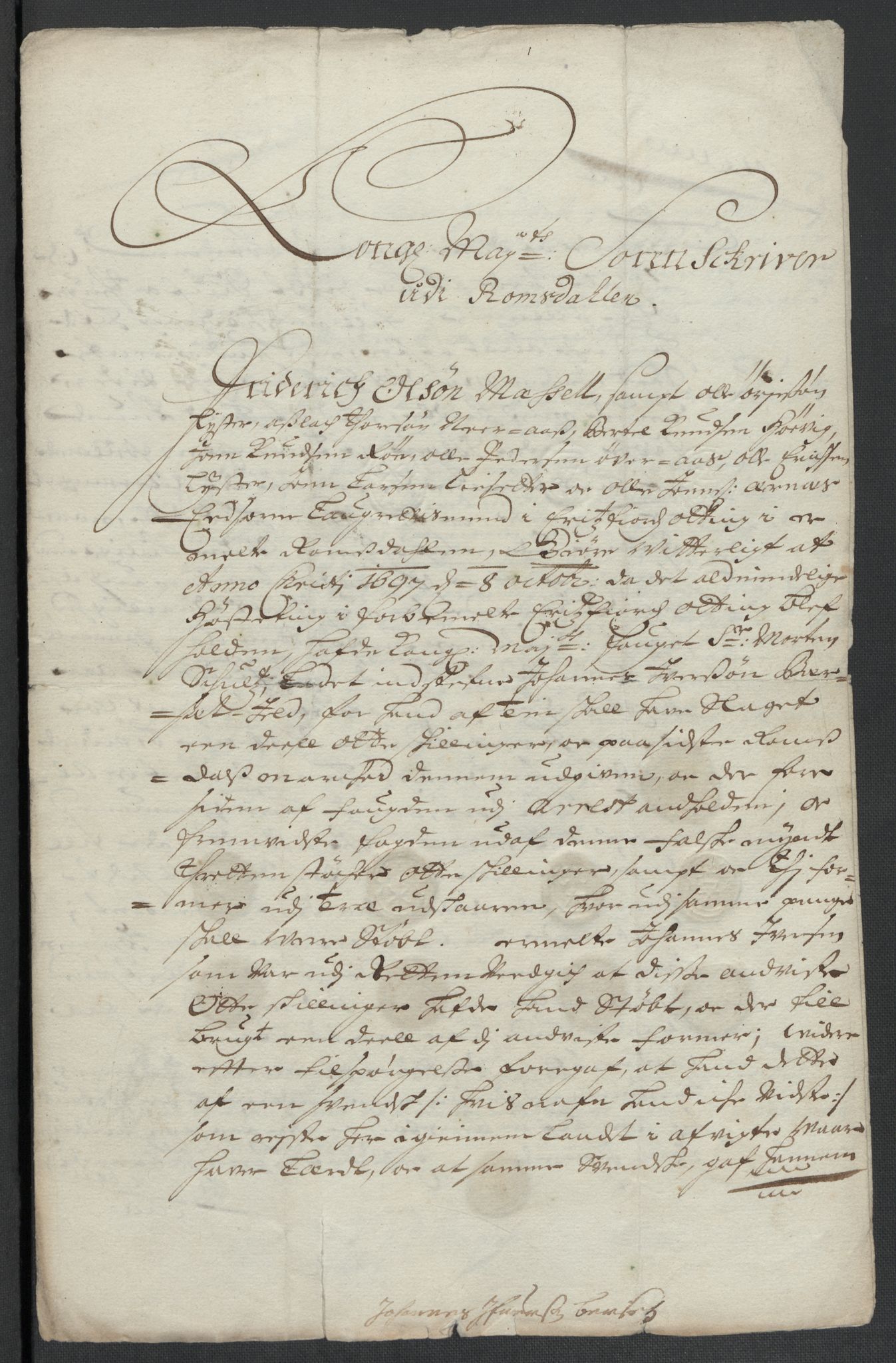 Rentekammeret inntil 1814, Reviderte regnskaper, Fogderegnskap, AV/RA-EA-4092/R55/L3653: Fogderegnskap Romsdal, 1697-1698, p. 383